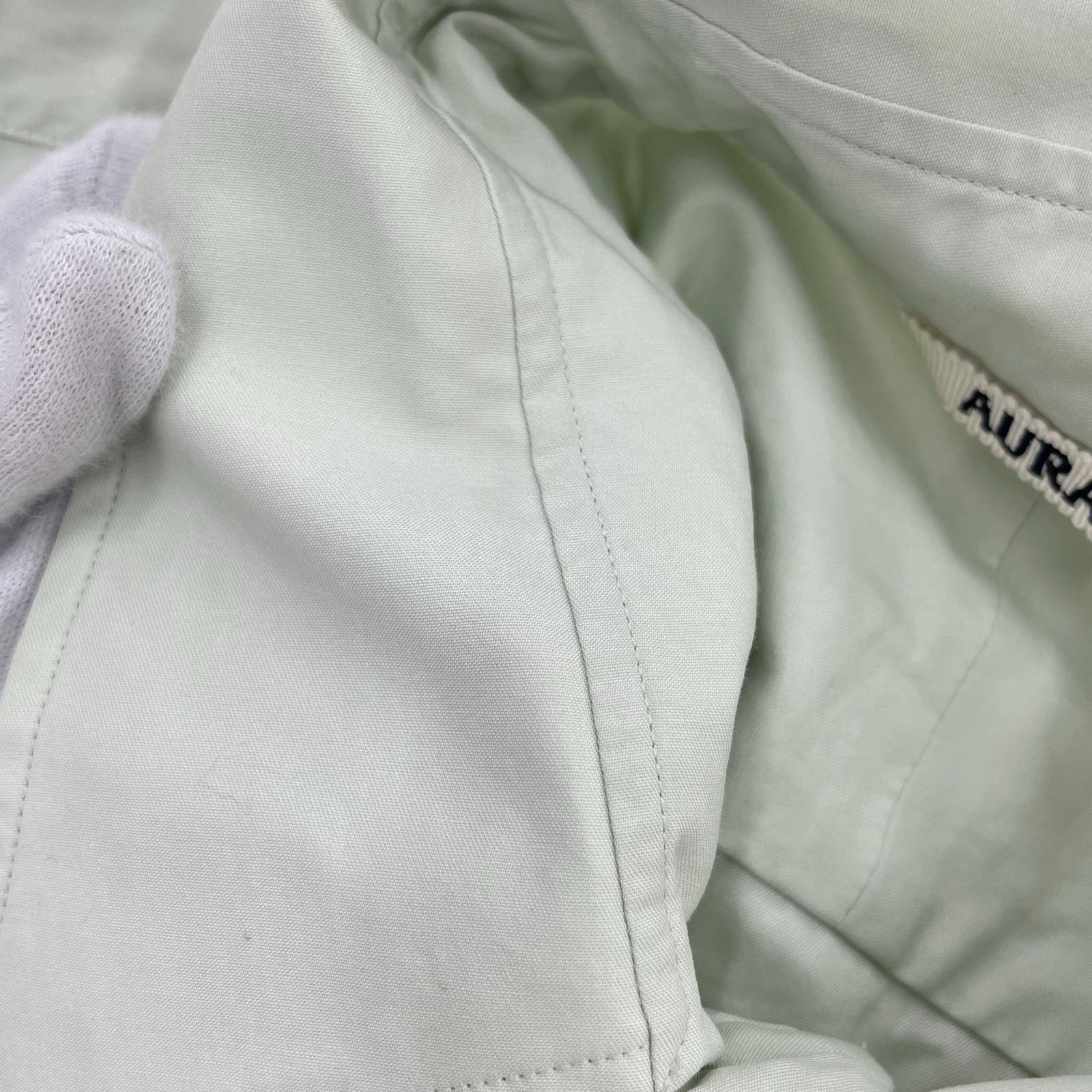 長袖シャツ WASHED FINX TWILL SHIRT 3 グリーン