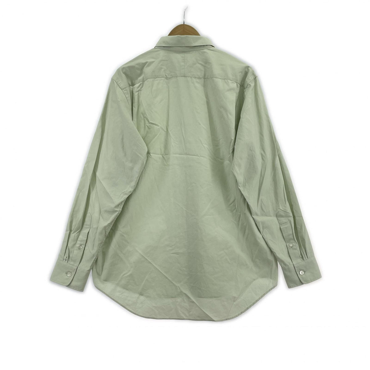 長袖シャツ WASHED FINX TWILL SHIRT 3 グリーン