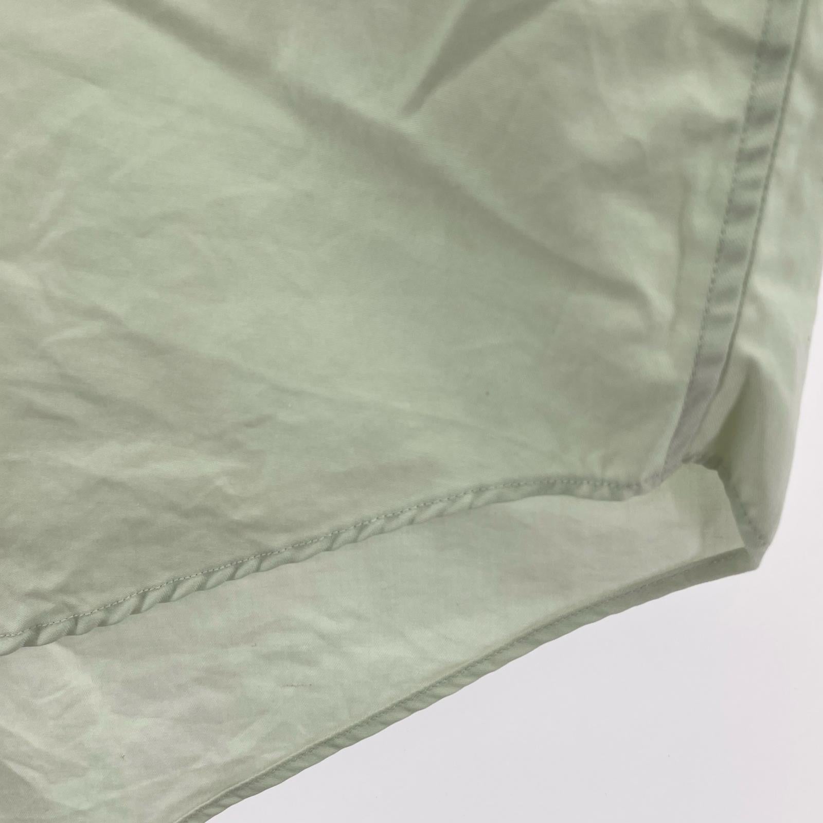 長袖シャツ WASHED FINX TWILL SHIRT 3 グリーン