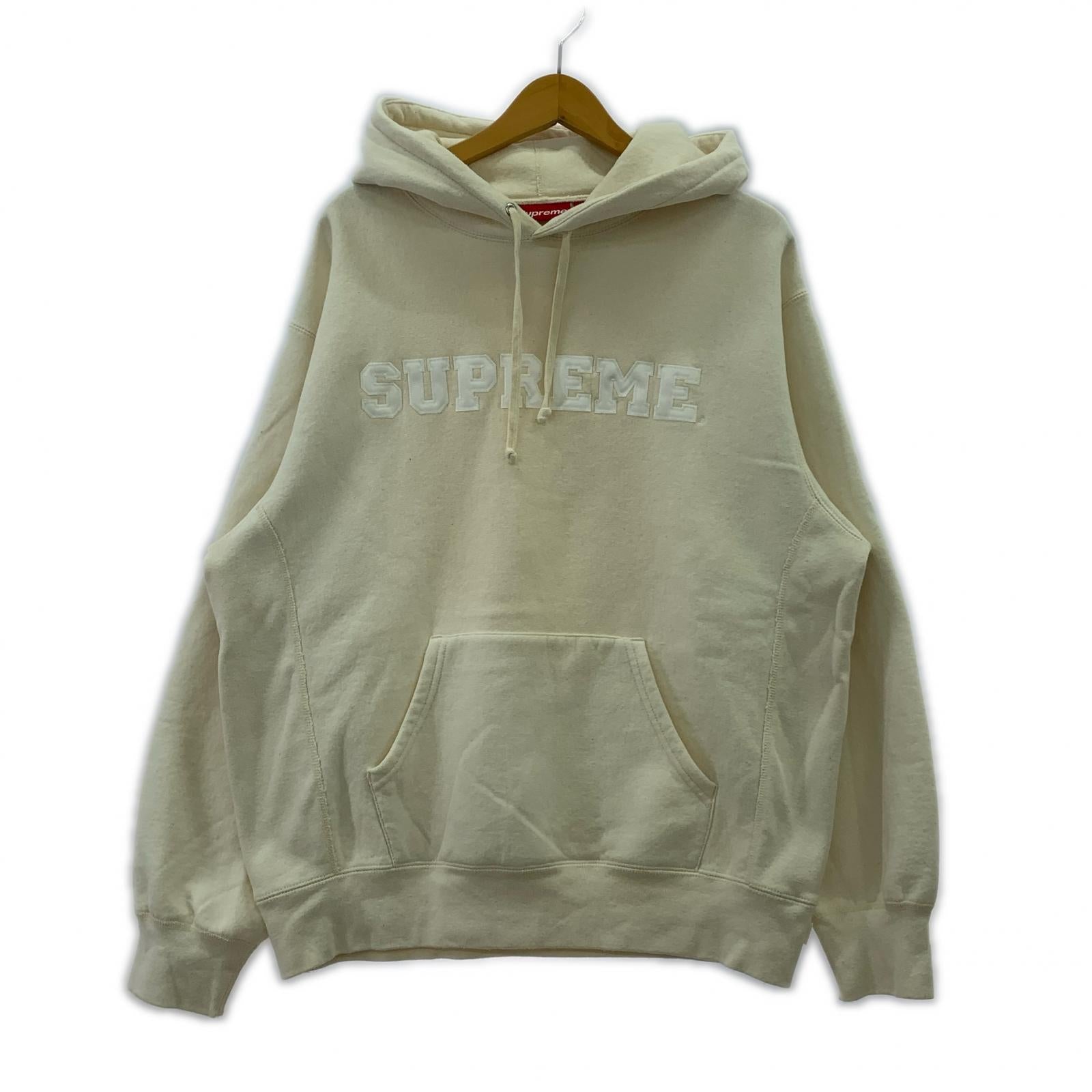パーカー 24SS collegiate hooded M ホワイト