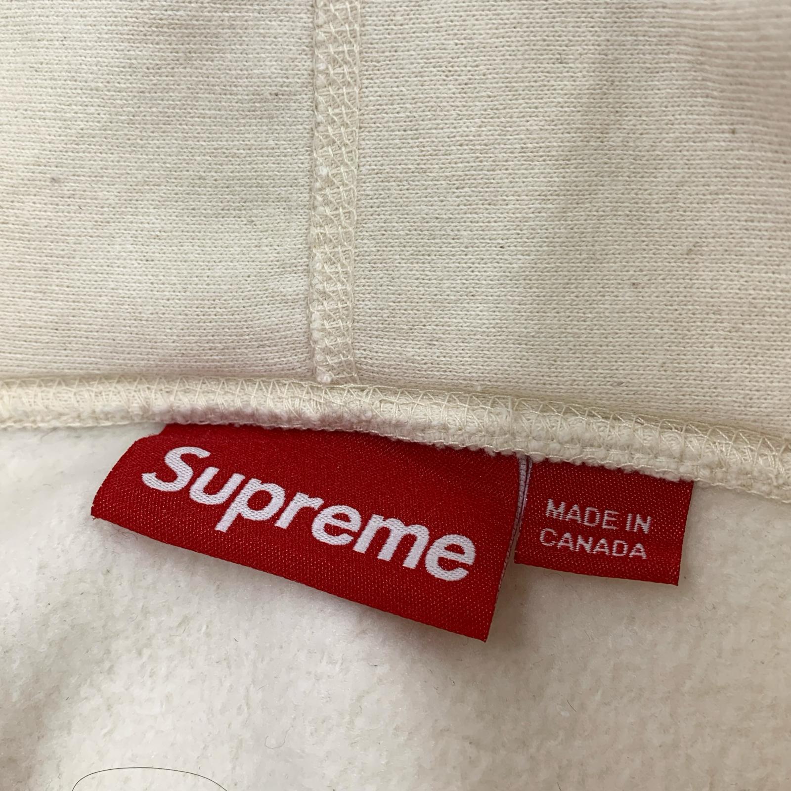 パーカー 24SS collegiate hooded M ホワイト