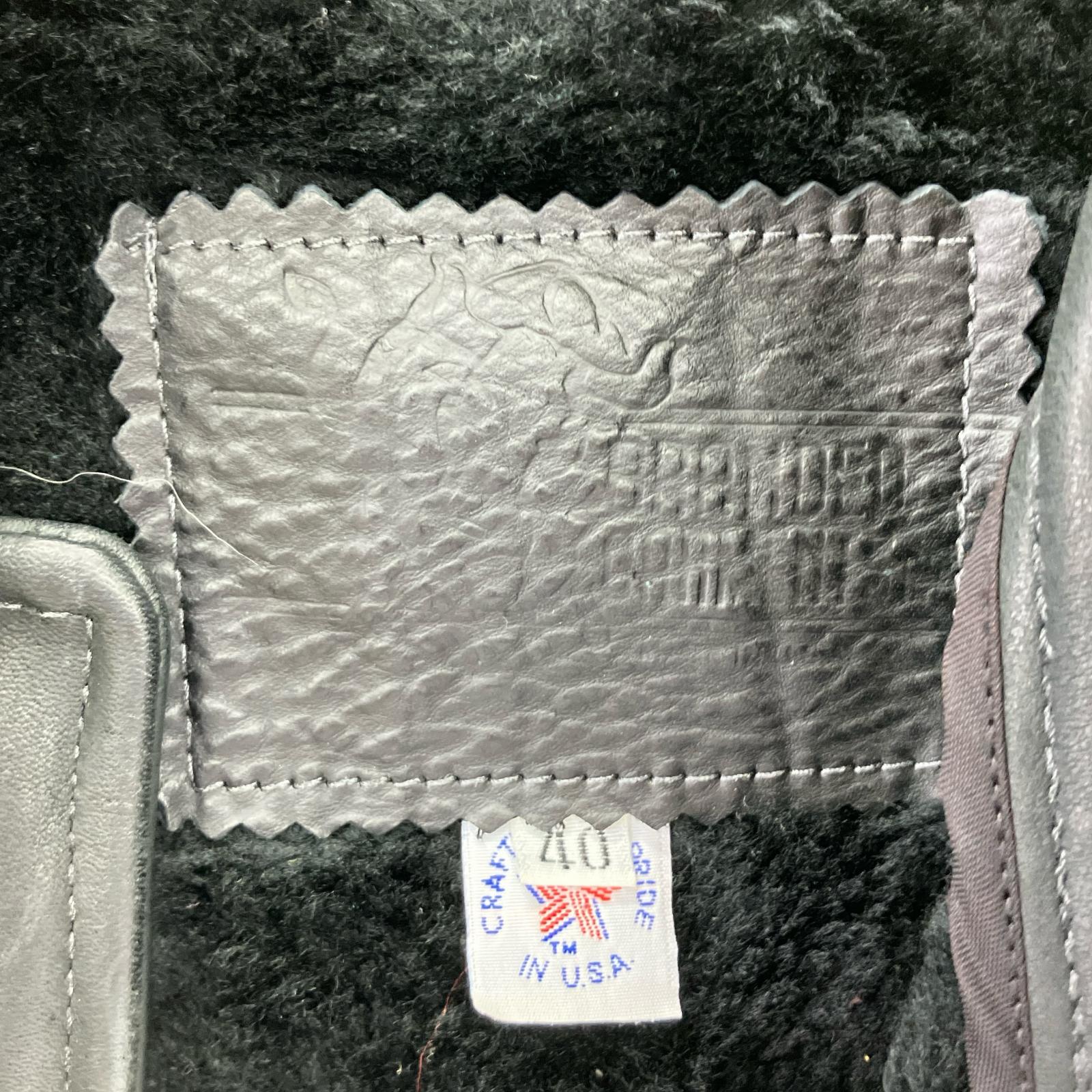 ジャケット BRANDED GARMENTS レザージャケット 40 ブラック