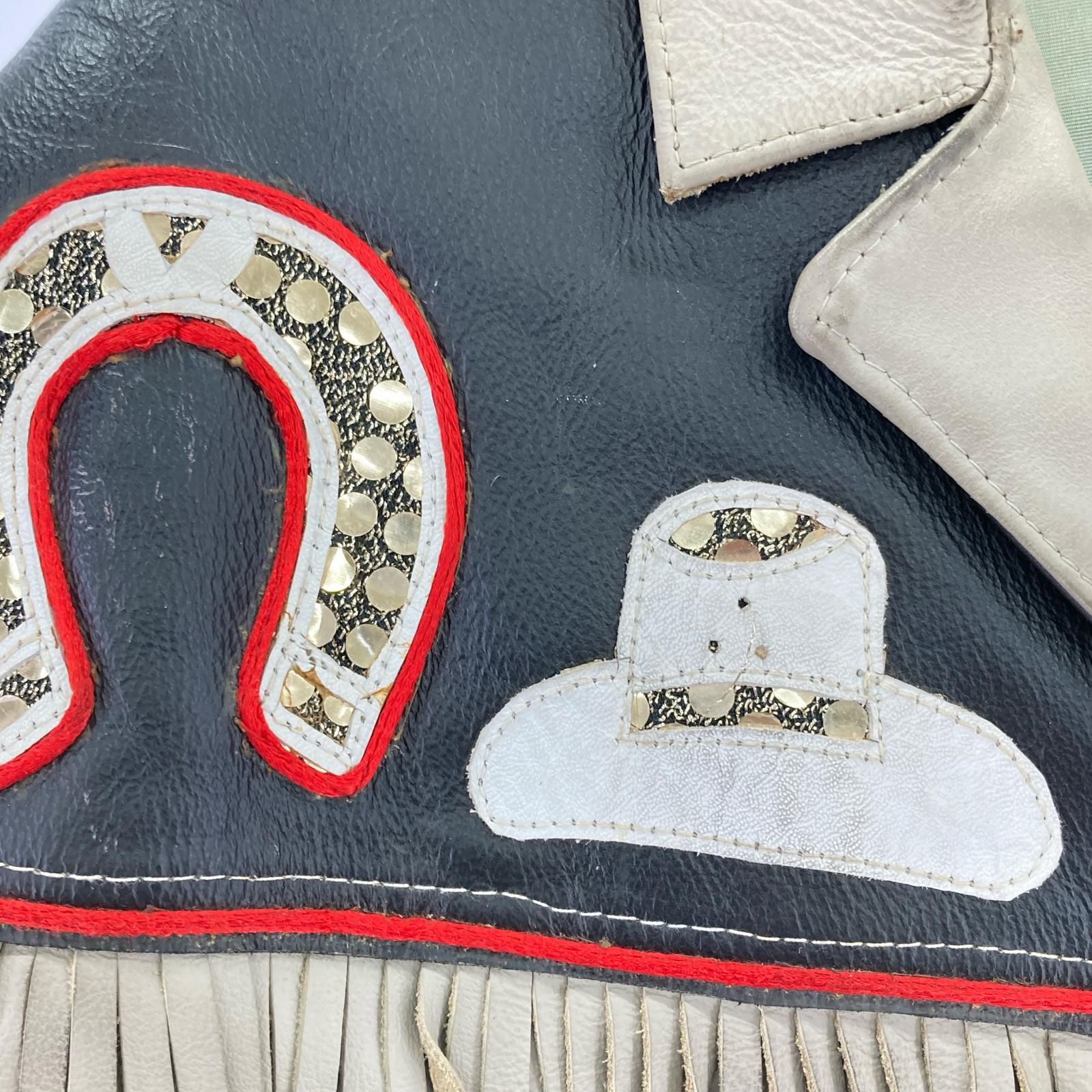レザージャケット ウエスタン グレー グレー