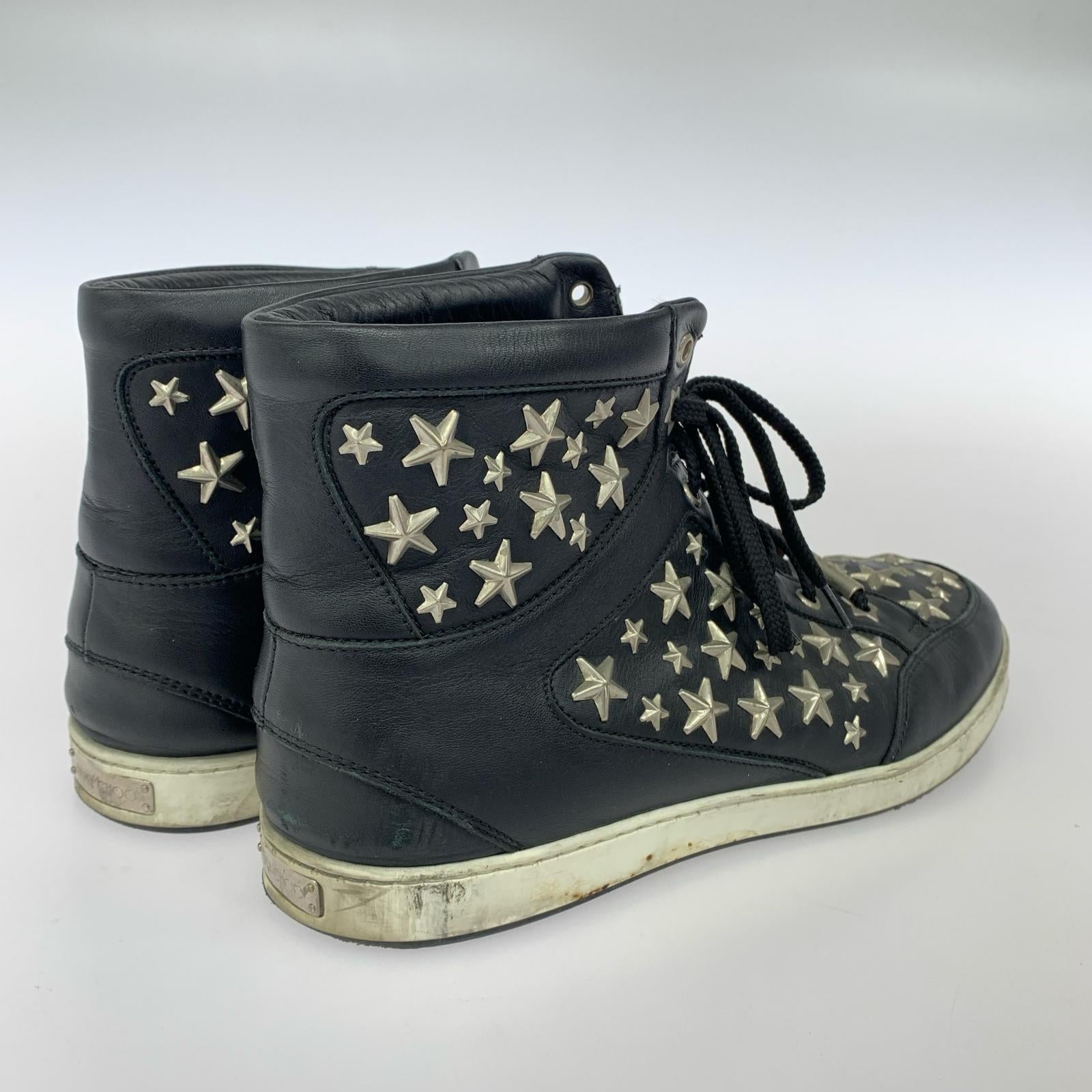 JIMMY CHOO スタッズスニーカー 40 ブラック