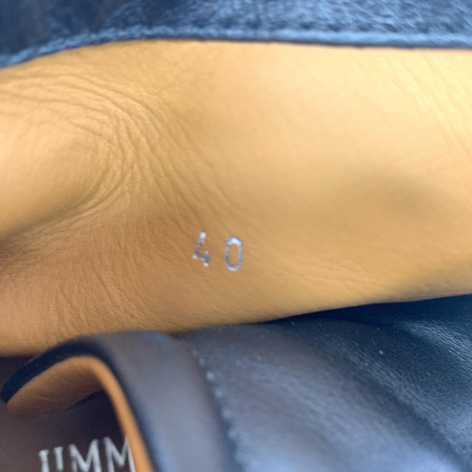 JIMMY CHOO スタッズスニーカー 40 ブラック