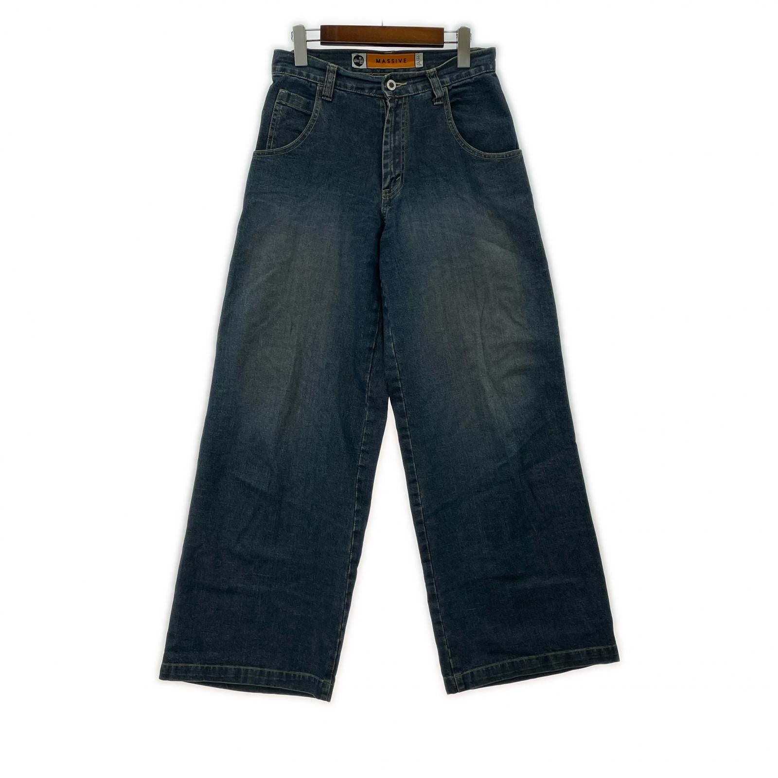 デニムパンツ Levi's silvertab massive バギーデニムパンツ ネイビー