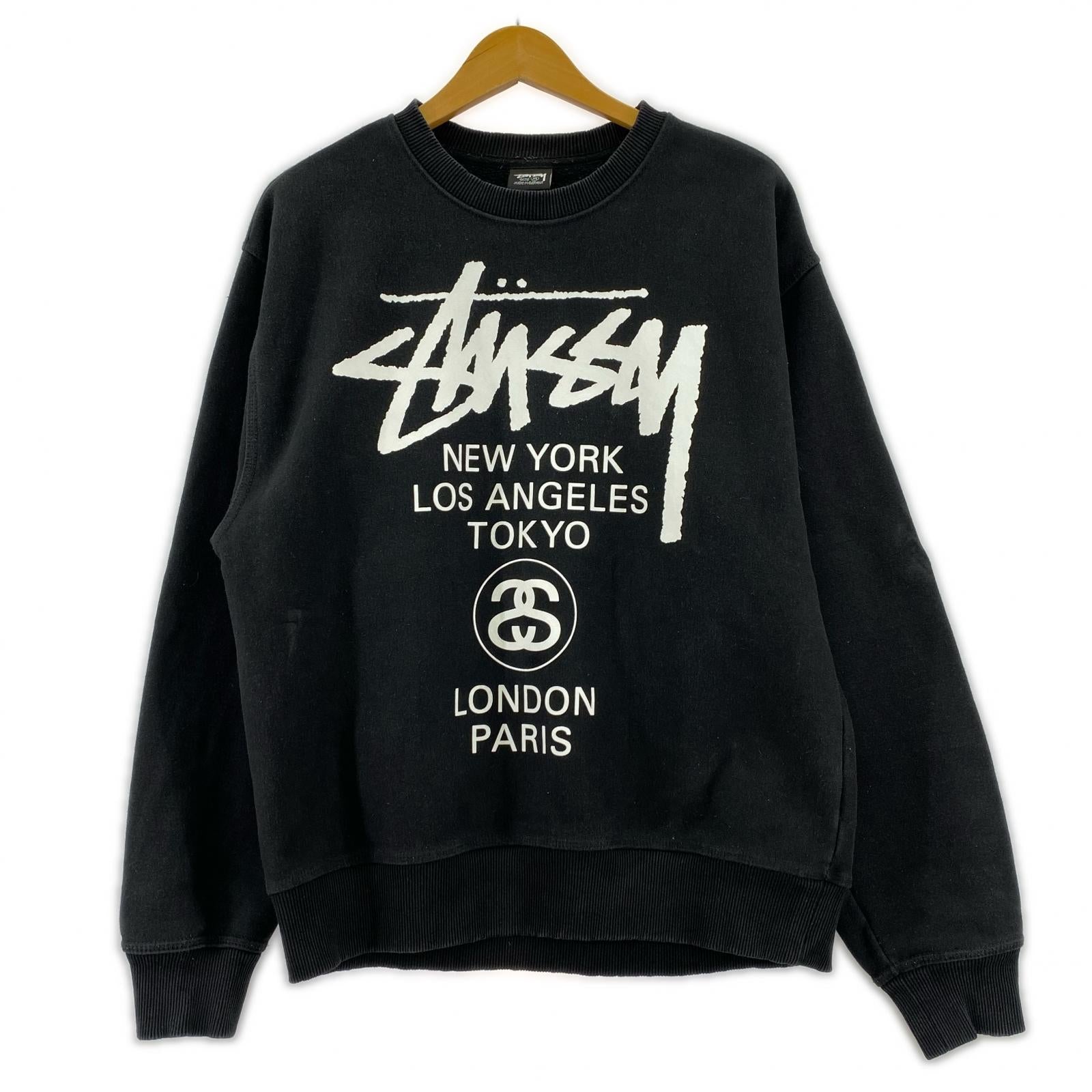 スウェット World Tour 黒 M ブラック