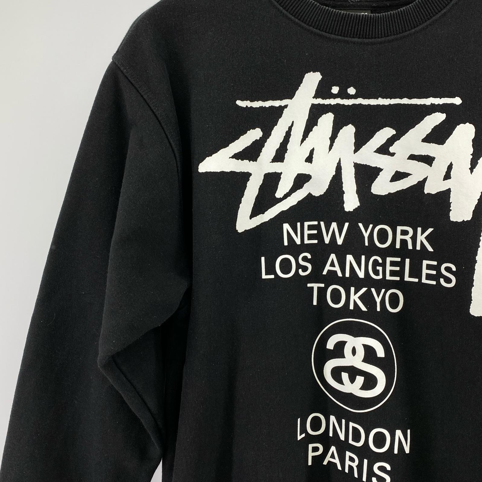 スウェット World Tour 黒 M ブラック