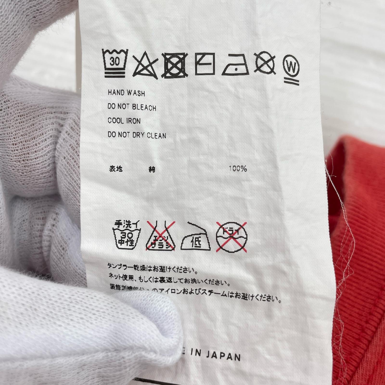 半袖Tシャツ PUPPET ANIMAL EMBROIDERY Tee RED L L レッド