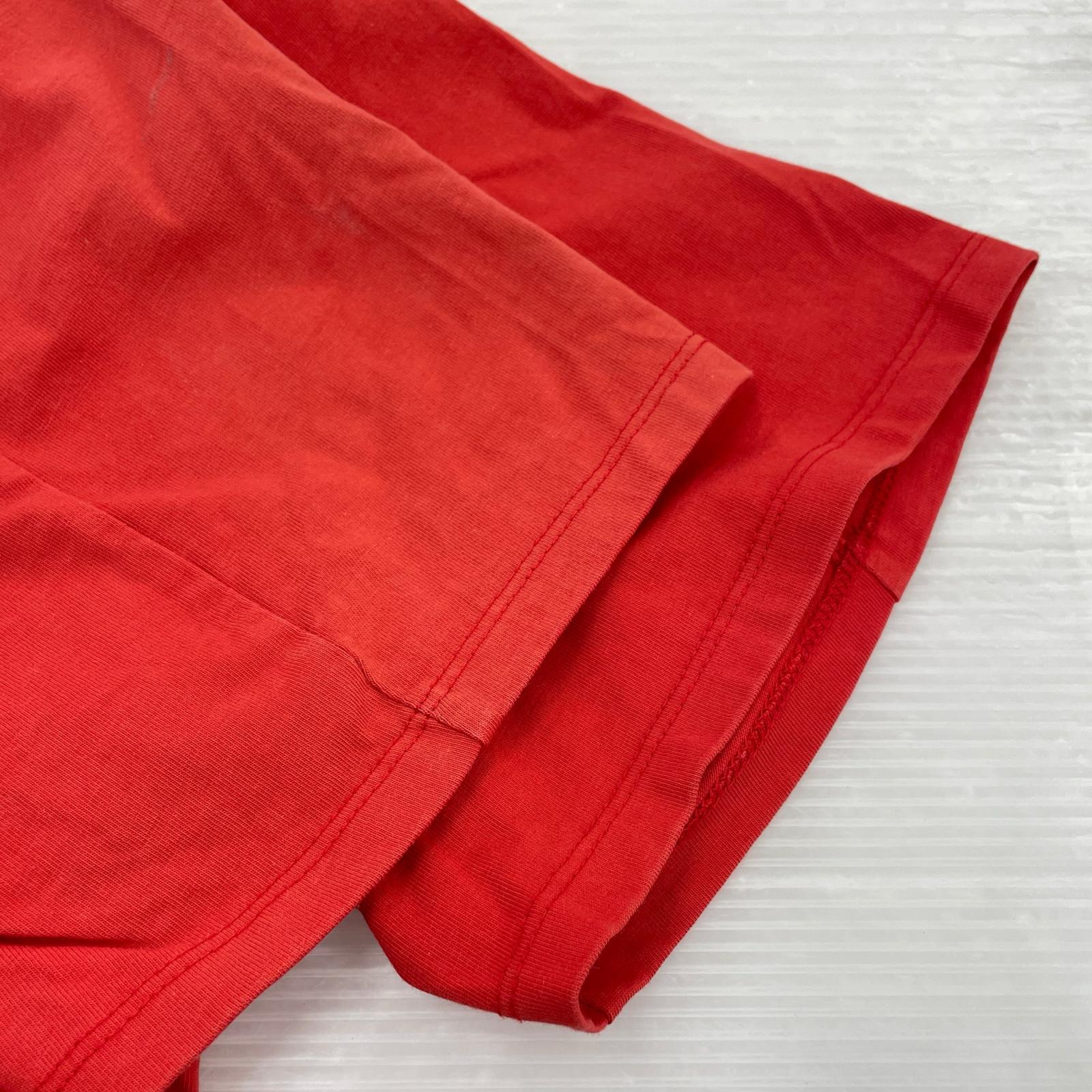 半袖Tシャツ PUPPET ANIMAL EMBROIDERY Tee RED L L レッド