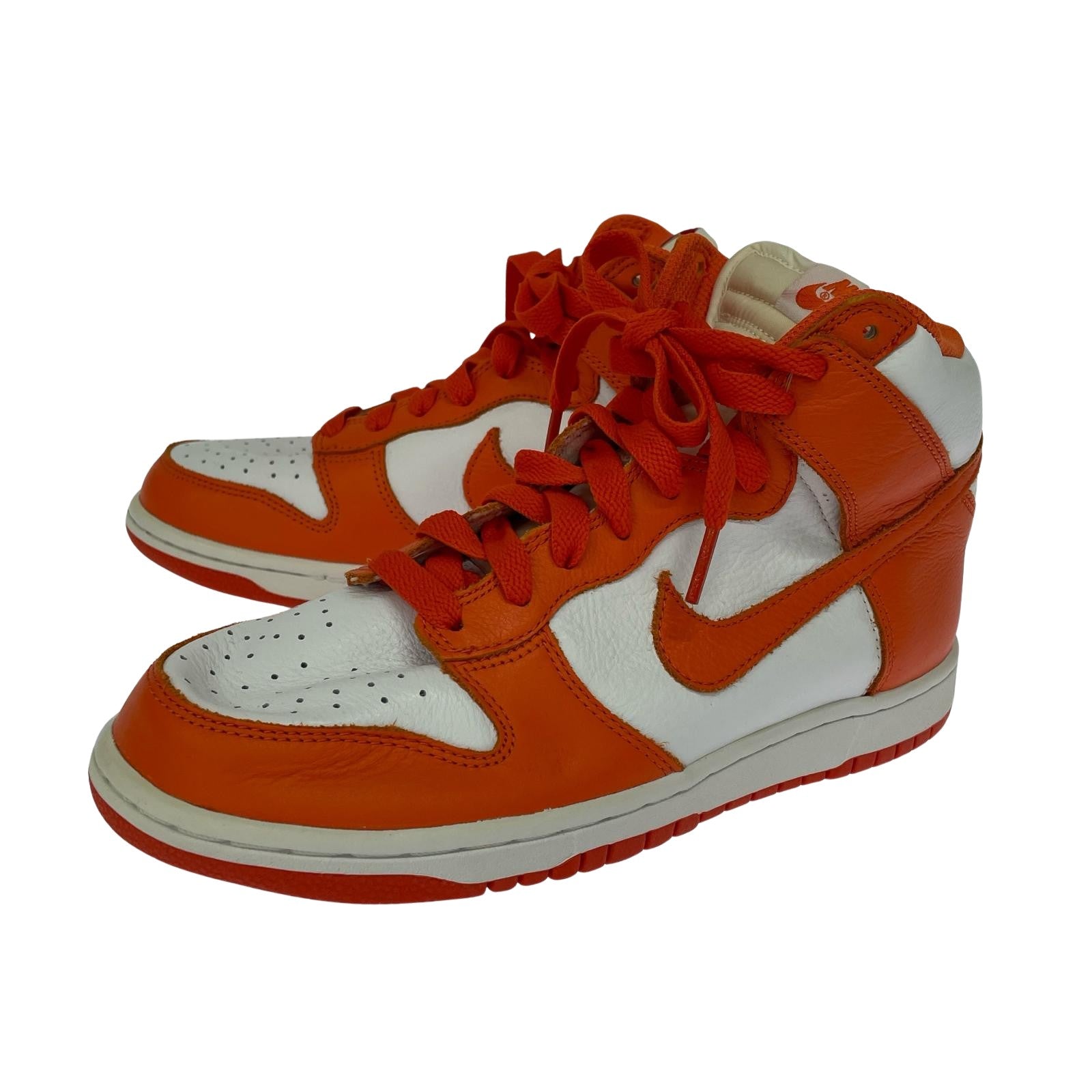 スニーカー Dunk High Retro 25.5cm 白/オレンジ 25.5cm (US7 1/2 UK7 EU41)