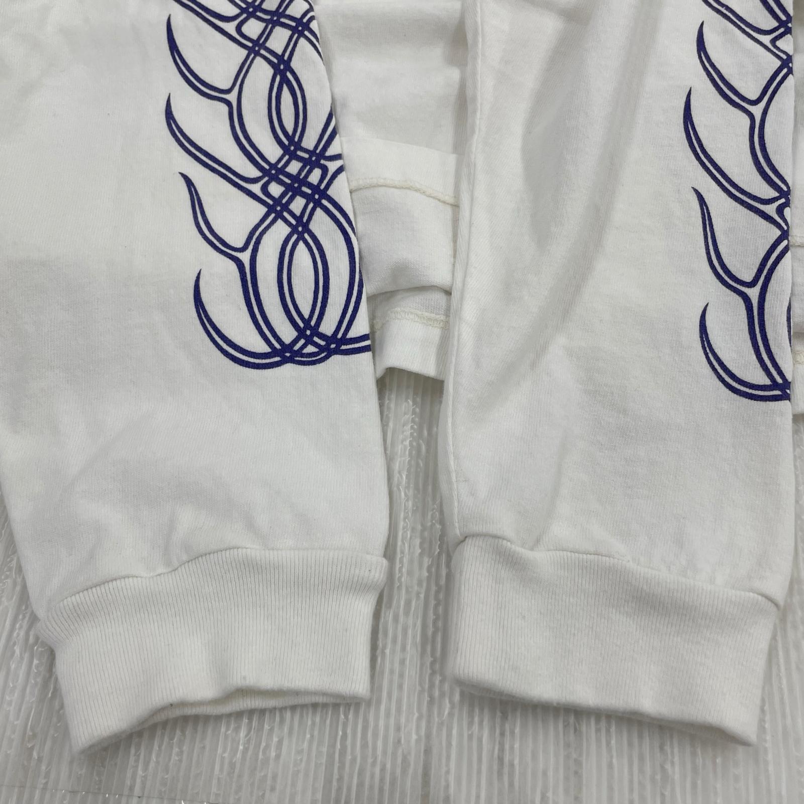 長袖Tシャツ TATOO STUDIO YAMADA ホワイト