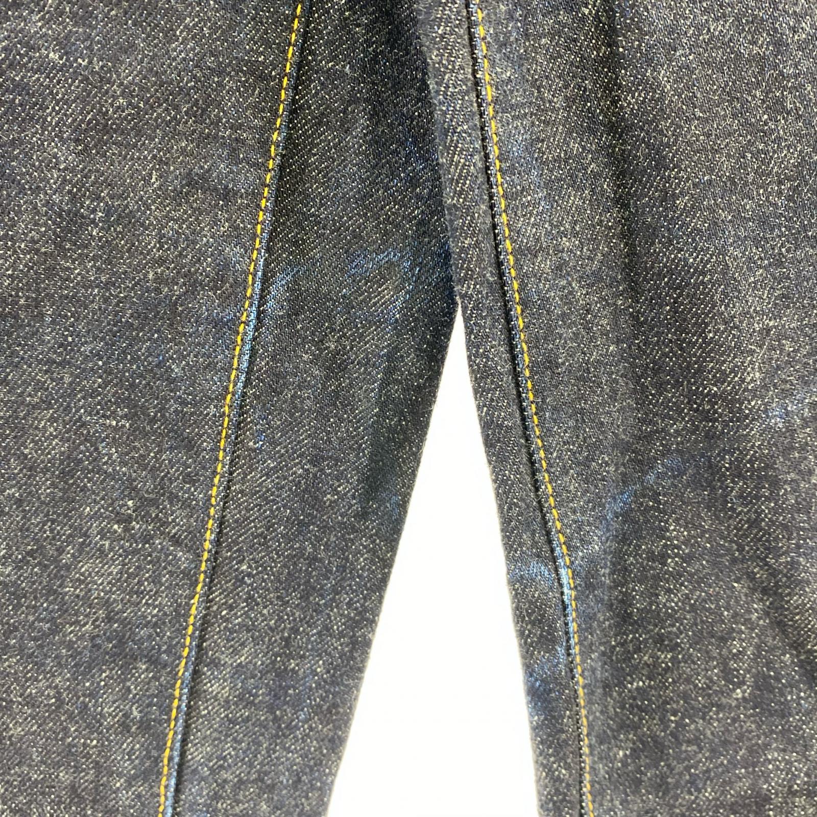 デニムパンツ TATTOO STUDIO YAMADA WIDE STRAIGHT ブルー