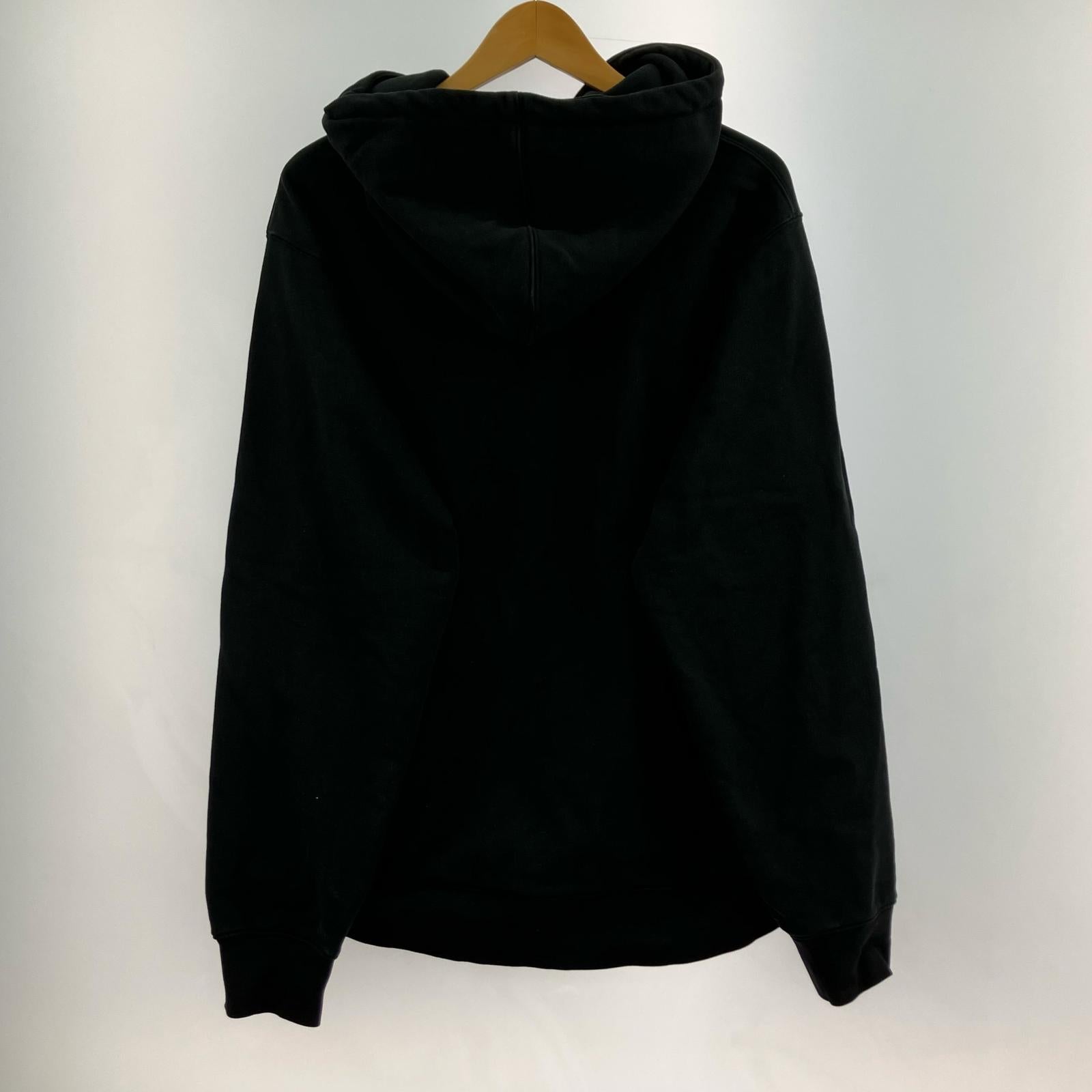 パーカー ×LACOSTE Logo Panel Hooded Sweat Shirt M M ブラック