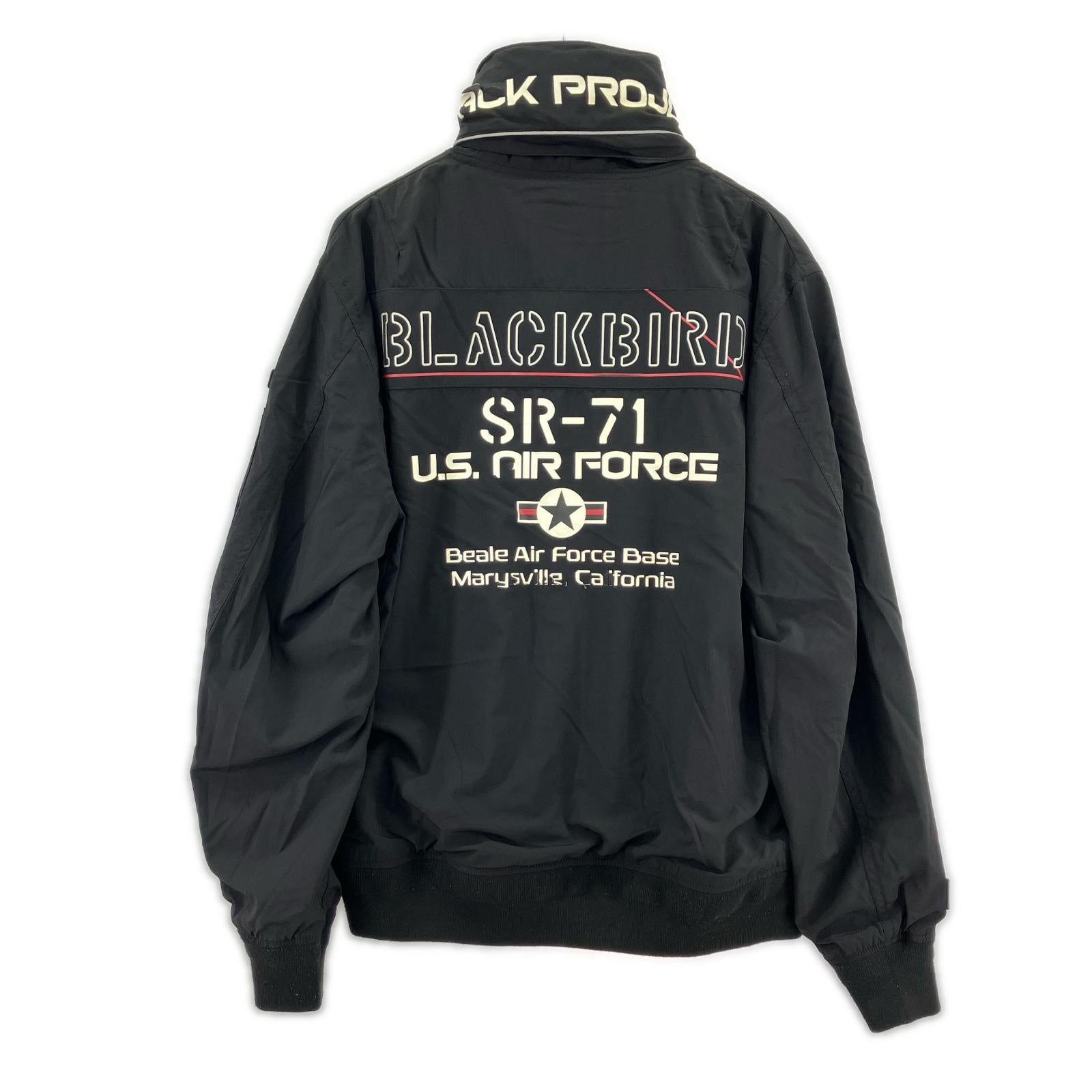 ブルゾン ナイロンジャケット(L) 黒 L ブラック
