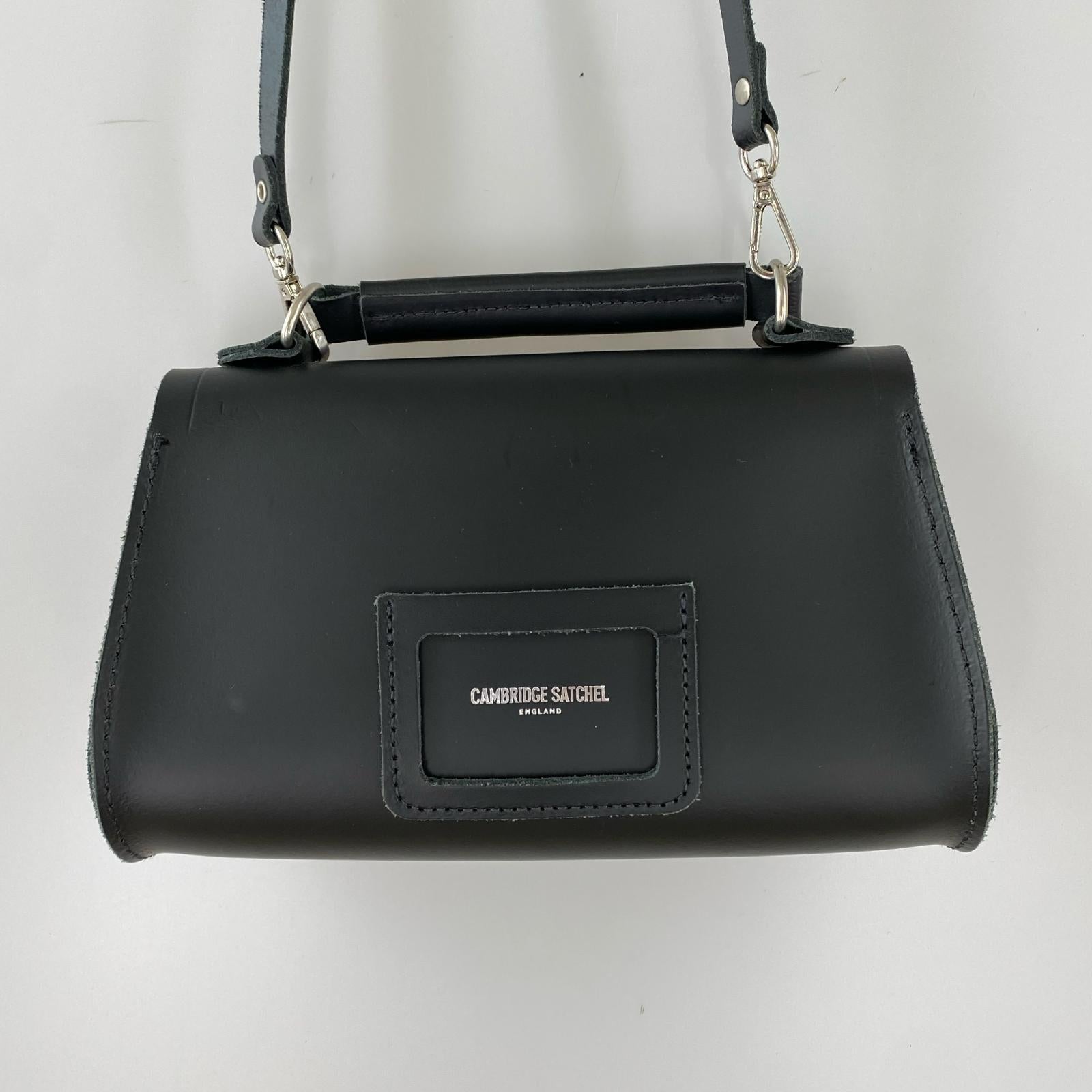 ショルダーバッグ CAMBRIDGE SATCHEL THE POPPY 黒 ブラック