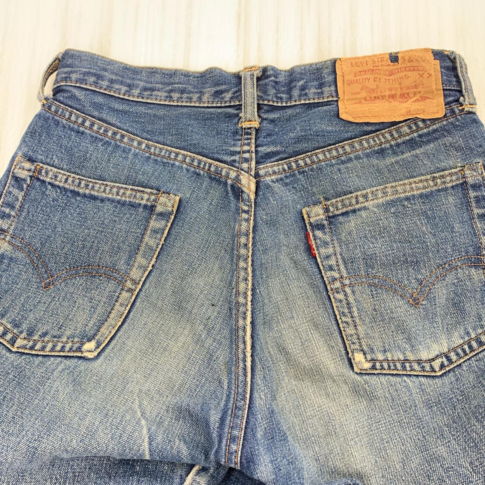 デニムパンツ 501 60s-70s VINTAGE W28 ブルー