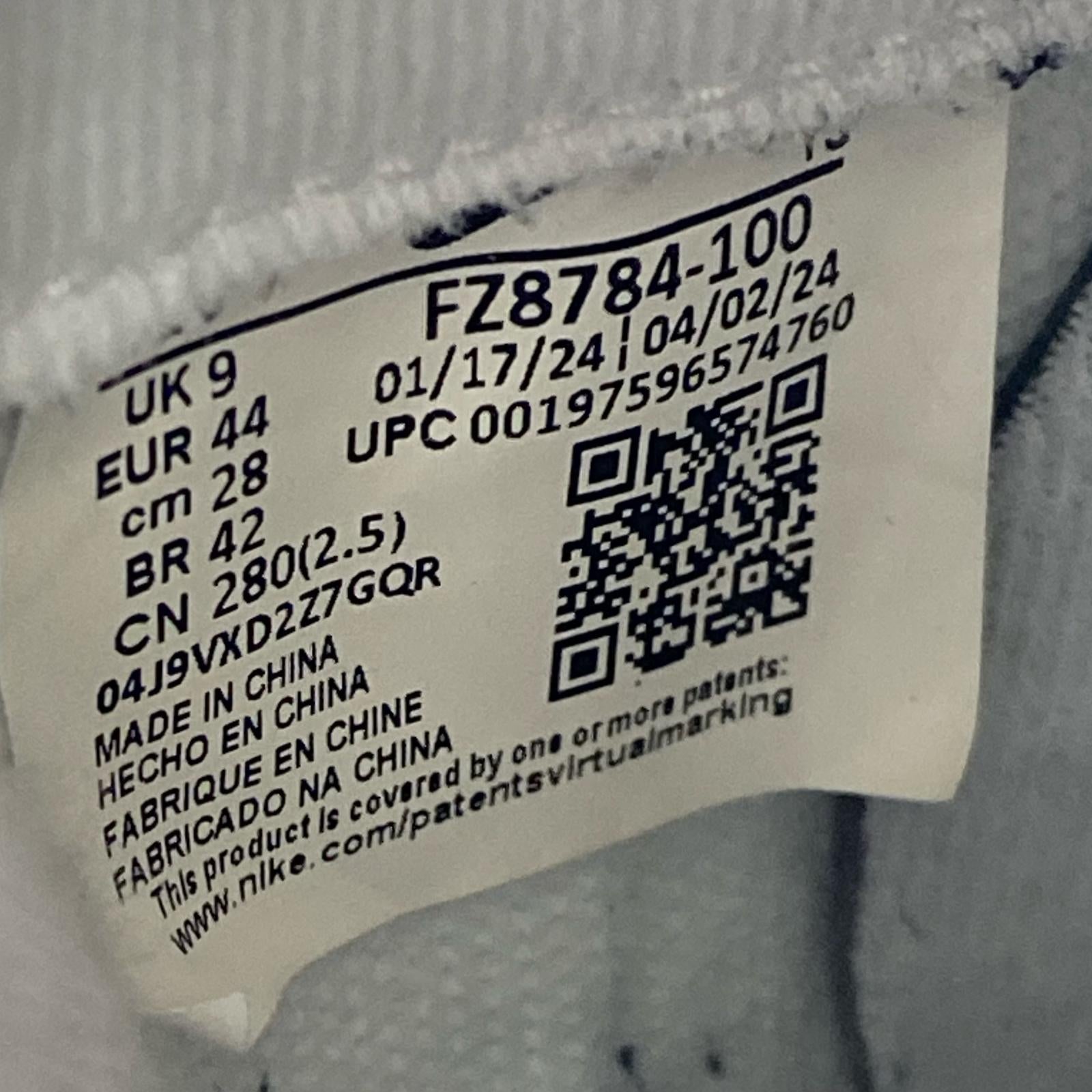 スニーカー Air Force 1 Mid×Supreme 28cm 28cm (US10 UK9 1/2 EU46) ホワイト