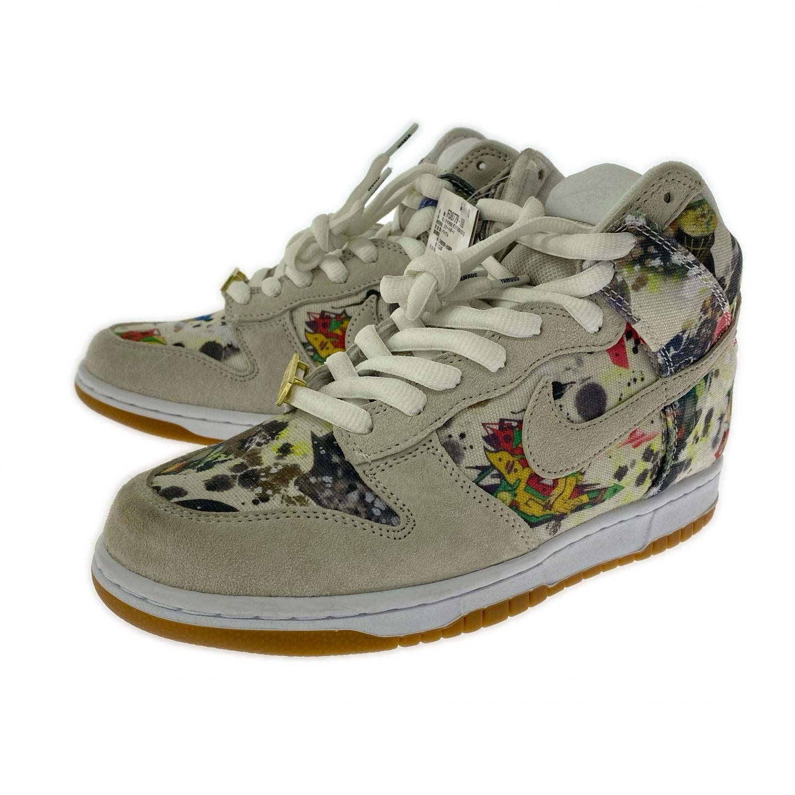 スニーカー ×SUPREME DUNK HIGH OG QS RAMMELLZEE 26cm (US8 UK7 1/2 EU42)