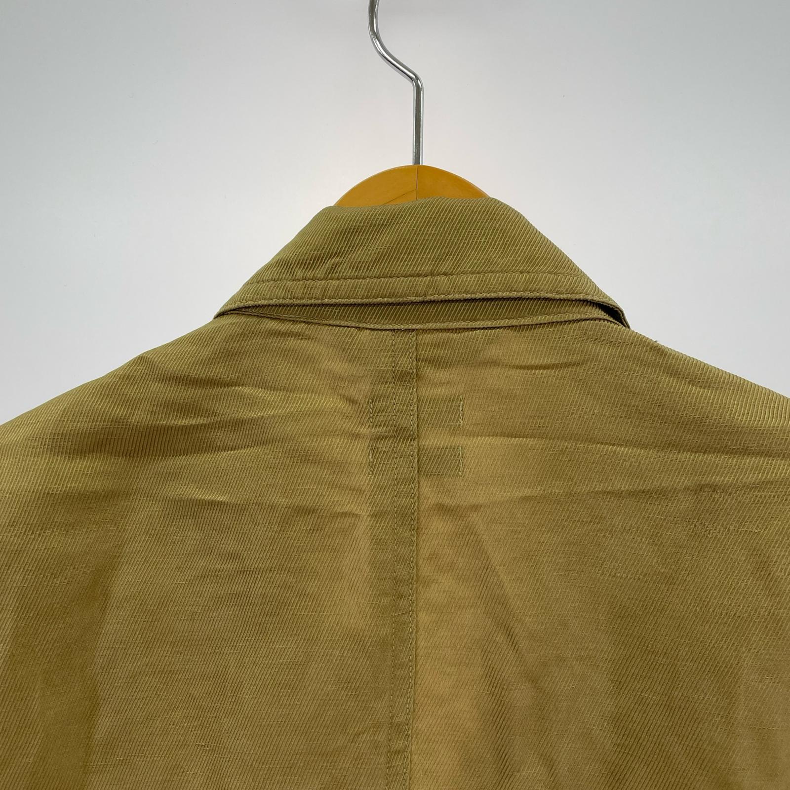 ジャケット YOKE 26SS Linen Silk Kersey Double Breasted Blezer ダブルジャケット 3 カーキ 3 カーキ