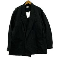 ジャケット YOKE 26SS Linen Silk Kersey Double Breasted Blezer ダブルジャケット 3 ブラック 3 ブラック
