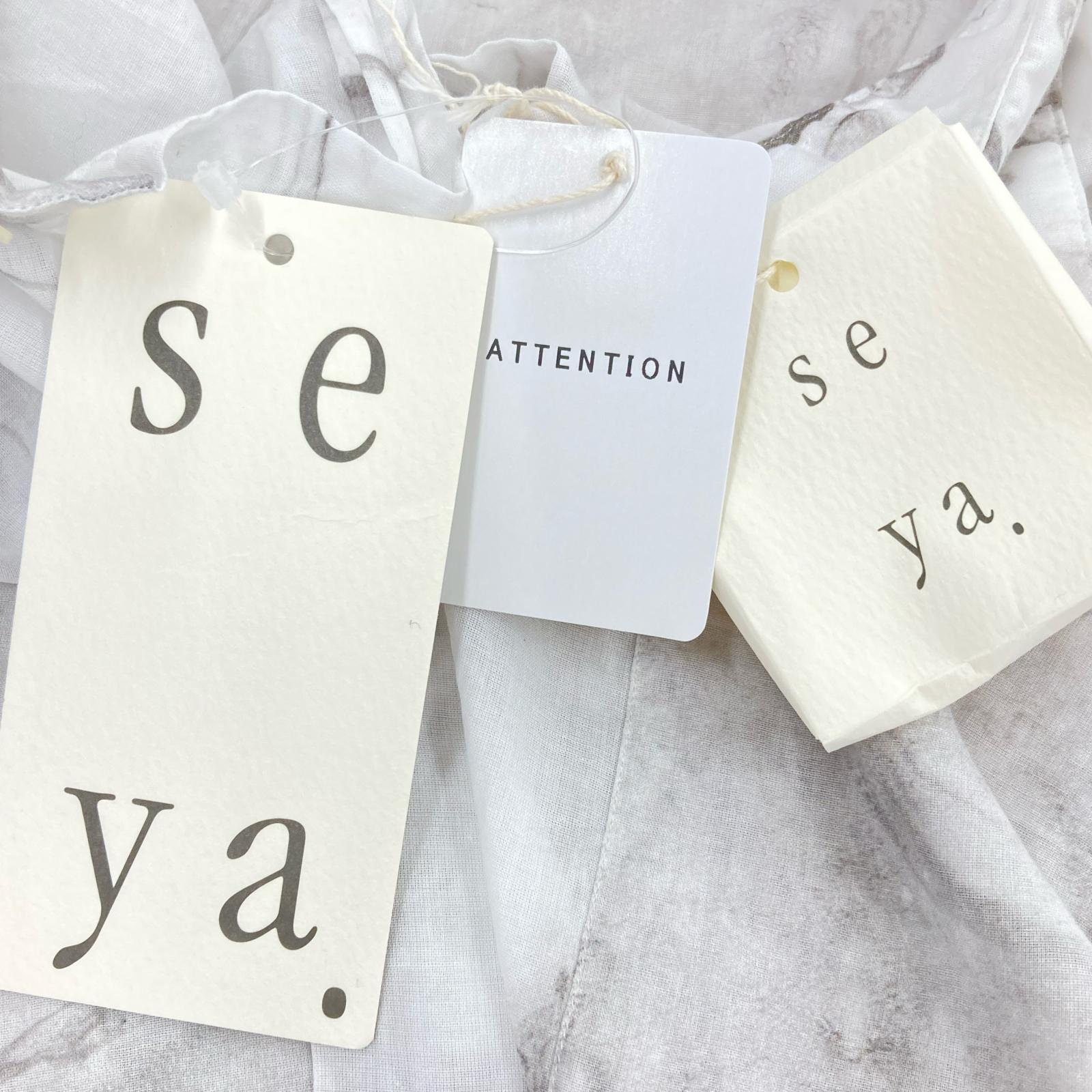 長袖シャツ seya. ETERNAL SHIRT ムラ染めシャツ 3 ホワイト系 3 ホワイト