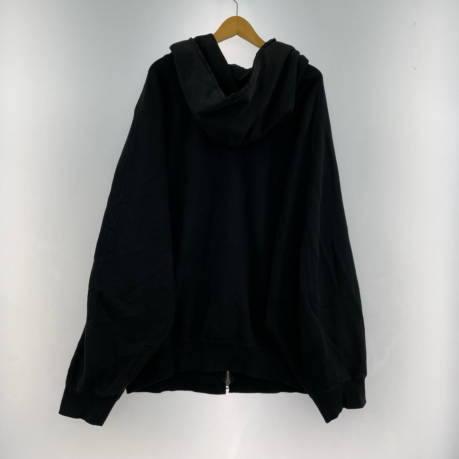 パーカー ANCELLM 25AW SWEAT HOODIE COAT ジップパーカー 1 ブラック ブラック