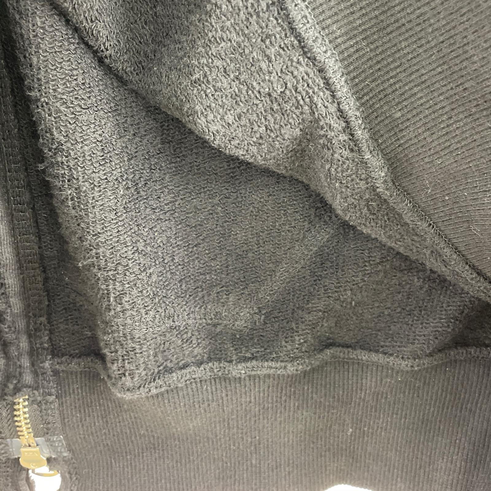 パーカー ANCELLM 25AW SWEAT HOODIE COAT ジップパーカー 1 ブラック ブラック