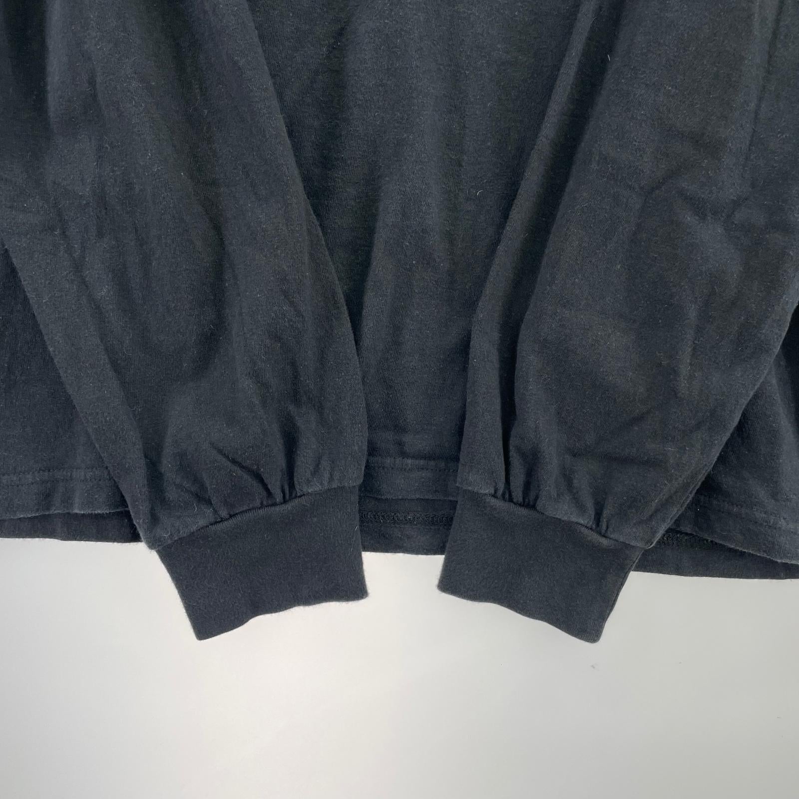 長袖Tシャツ M ブラック M ブラック