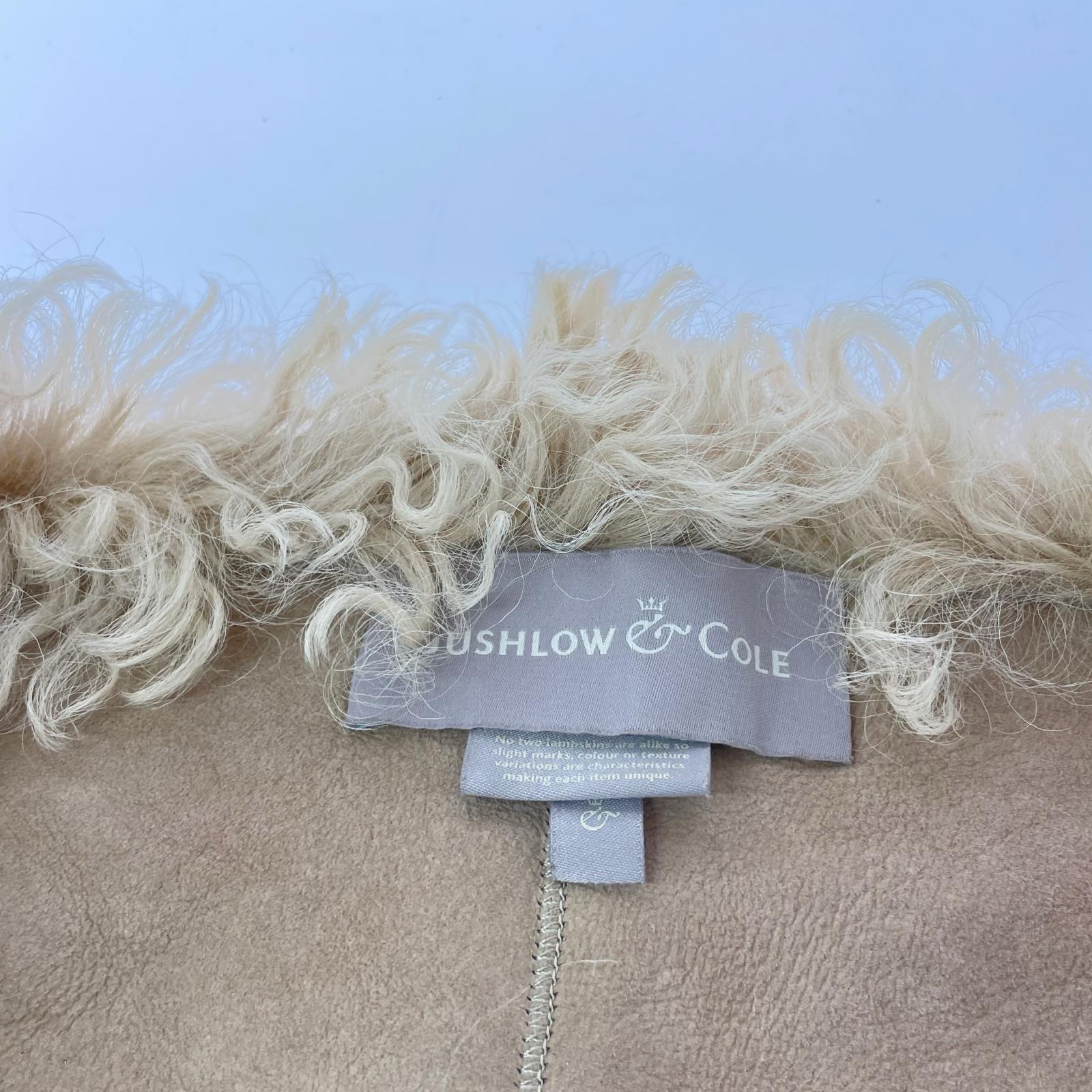 その他アクセサリー gushlow&cole シープスキン ショール、イングランド製 ベージュ