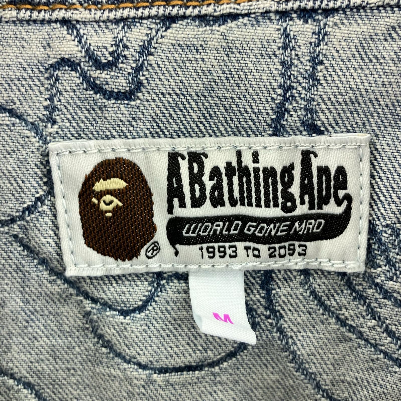 デニムジャケット line camo cropped denim jkt/M M ブルー