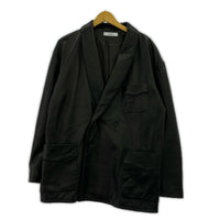 ジャケット exodus 25ss smoking jacket cow hide L ブラック