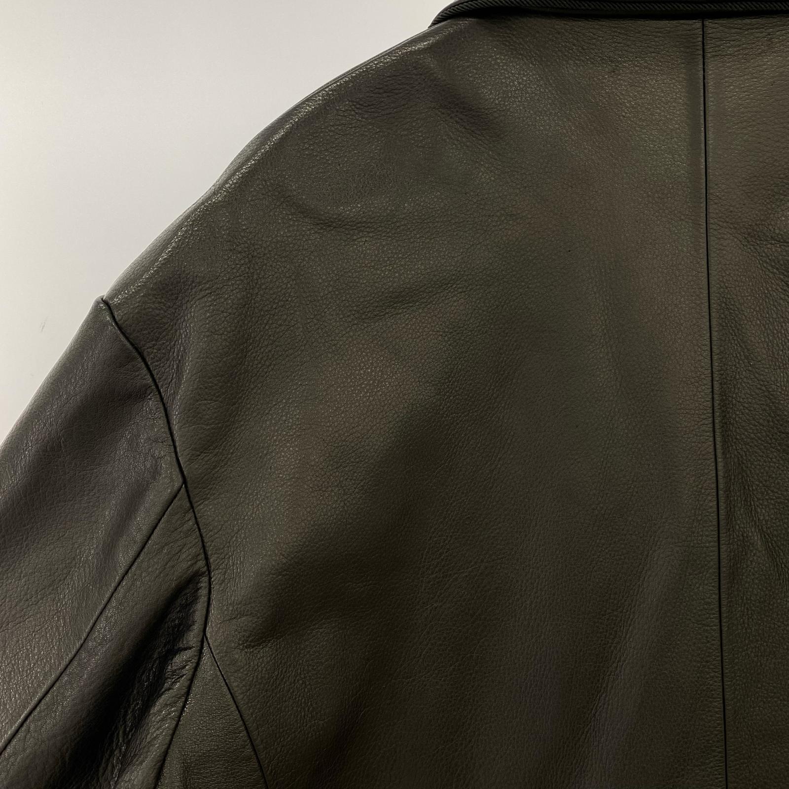 ジャケット exodus 25ss smoking jacket cow hide L ブラック