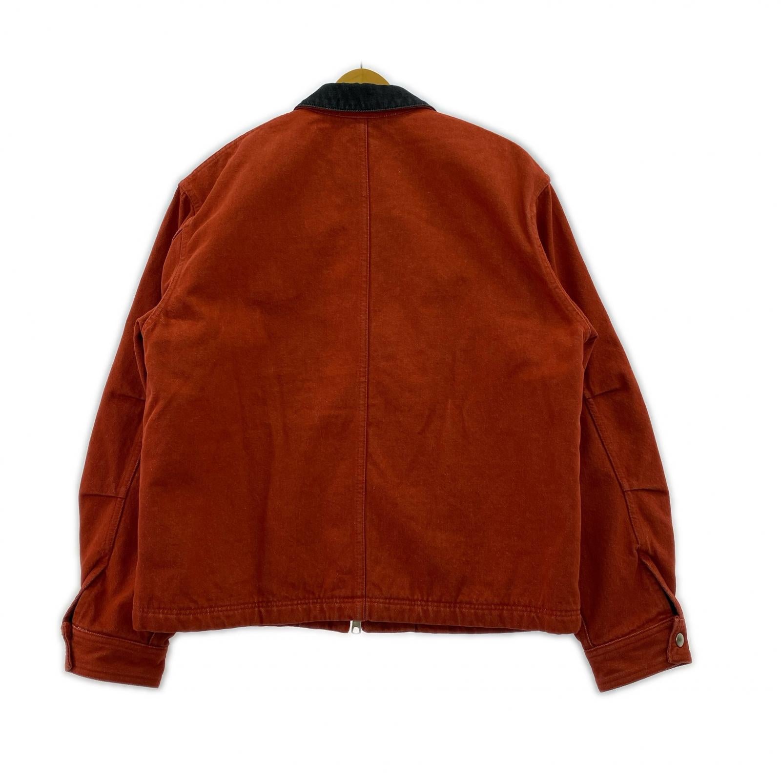 ジャケット WASHED DENIM WORK JACKET M レッド