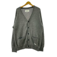 カーディガン premium mohair knit cardigan 本店限定 M グレー