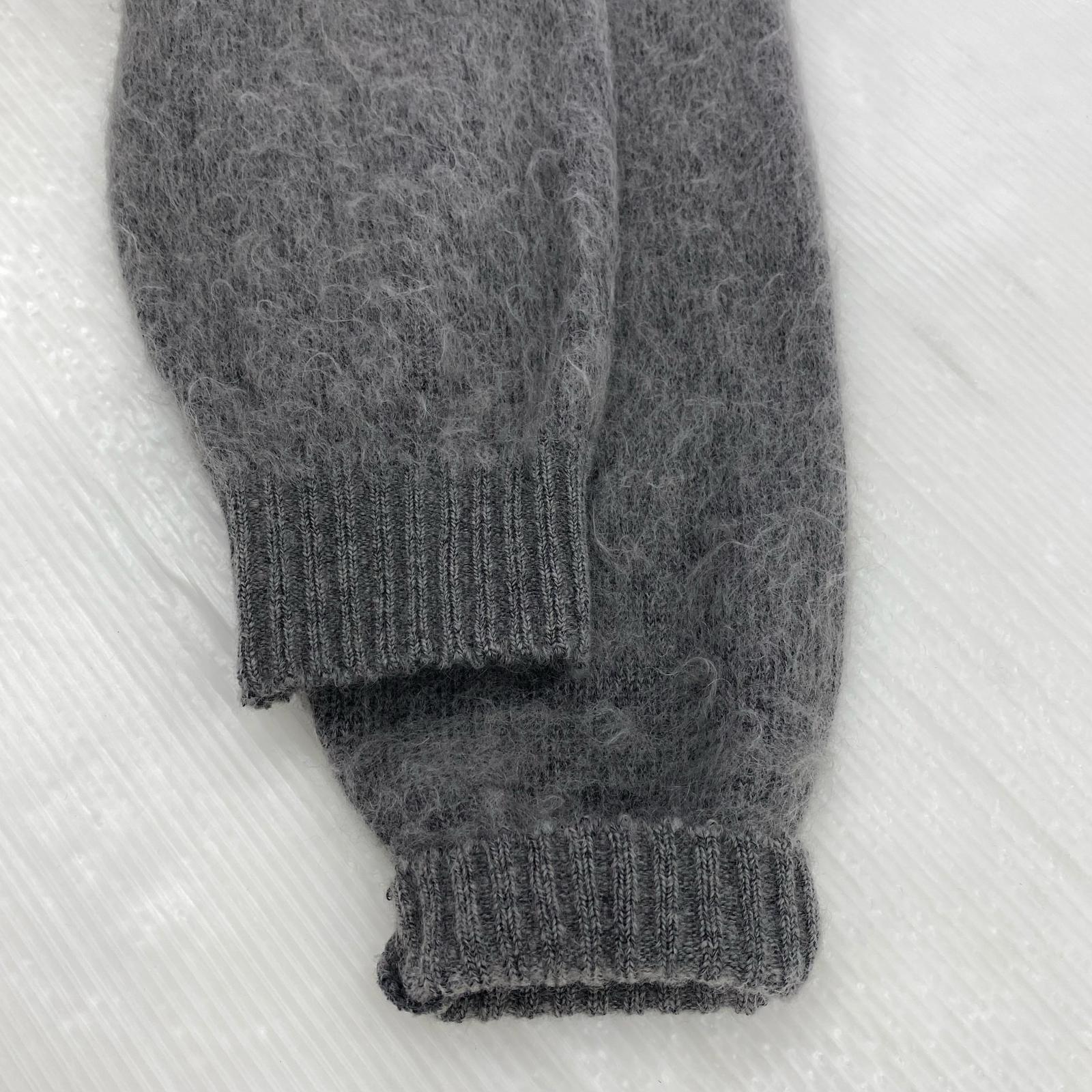 カーディガン premium mohair knit cardigan 本店限定 M グレー