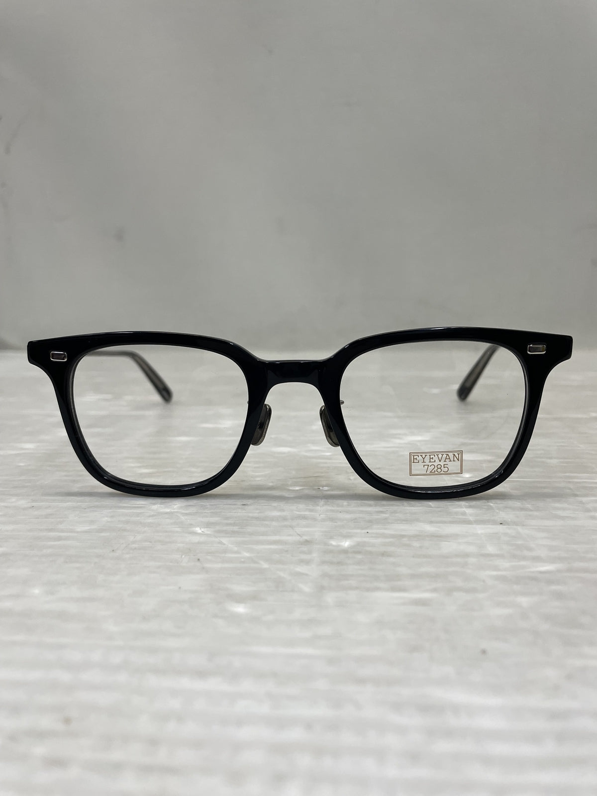 その他アクセサリー EYEVAN 7285 319 プラスチック ウェリントン メガネフレーム ブラック