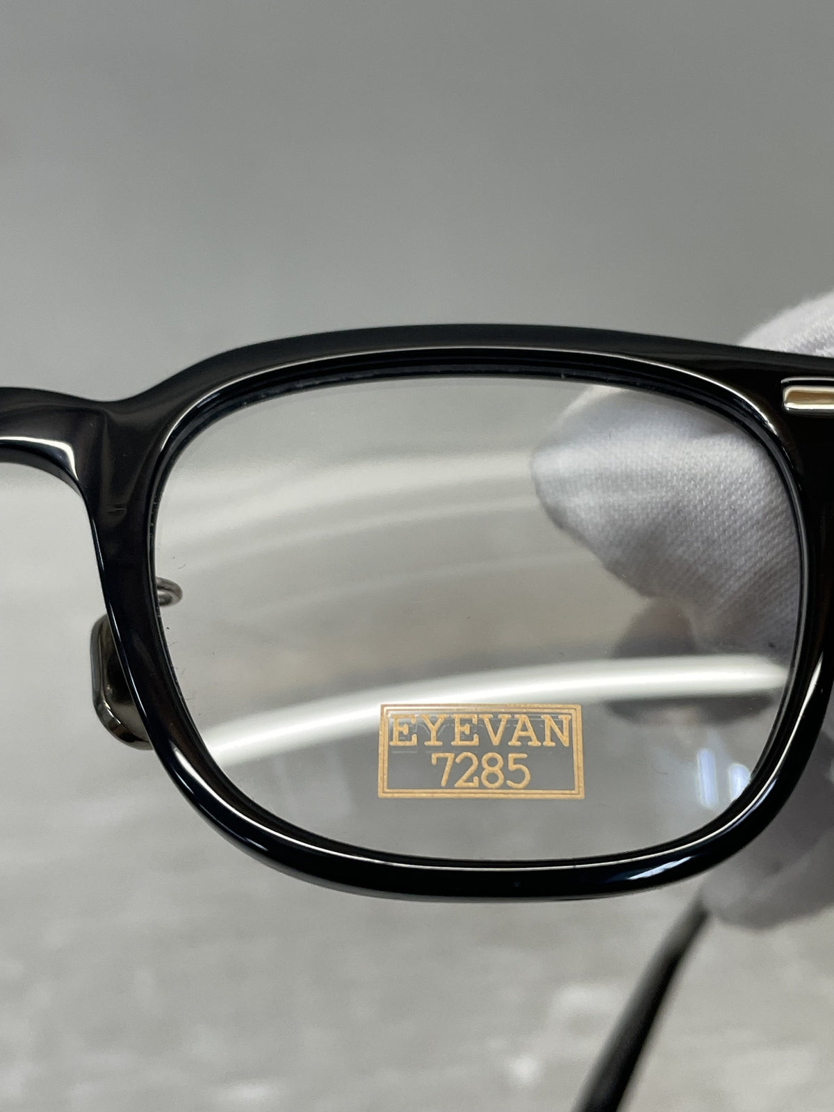 その他アクセサリー EYEVAN 7285 319 プラスチック ウェリントン メガネフレーム ブラック