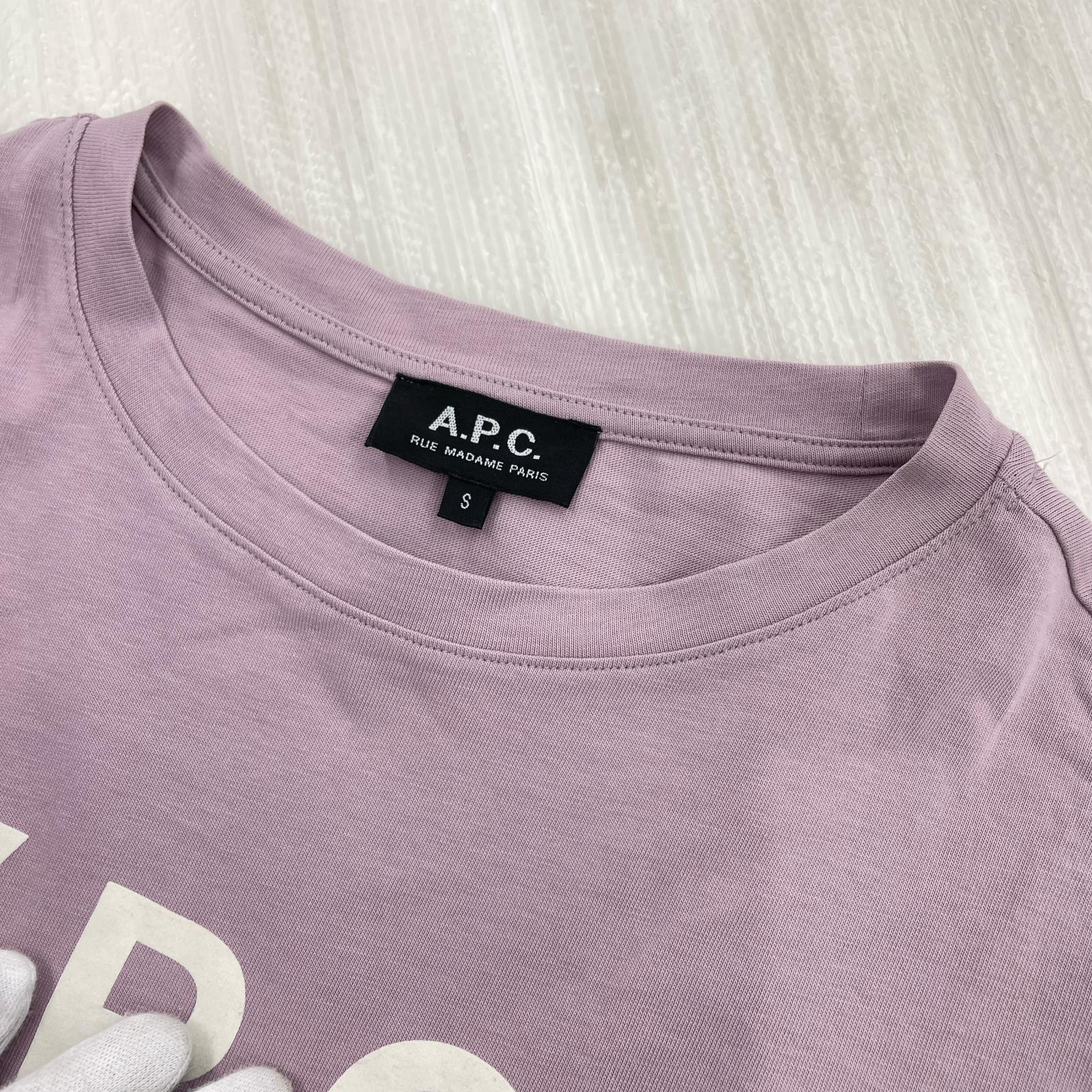 半袖Tシャツ A反転ロゴ/S/パープル S パープル