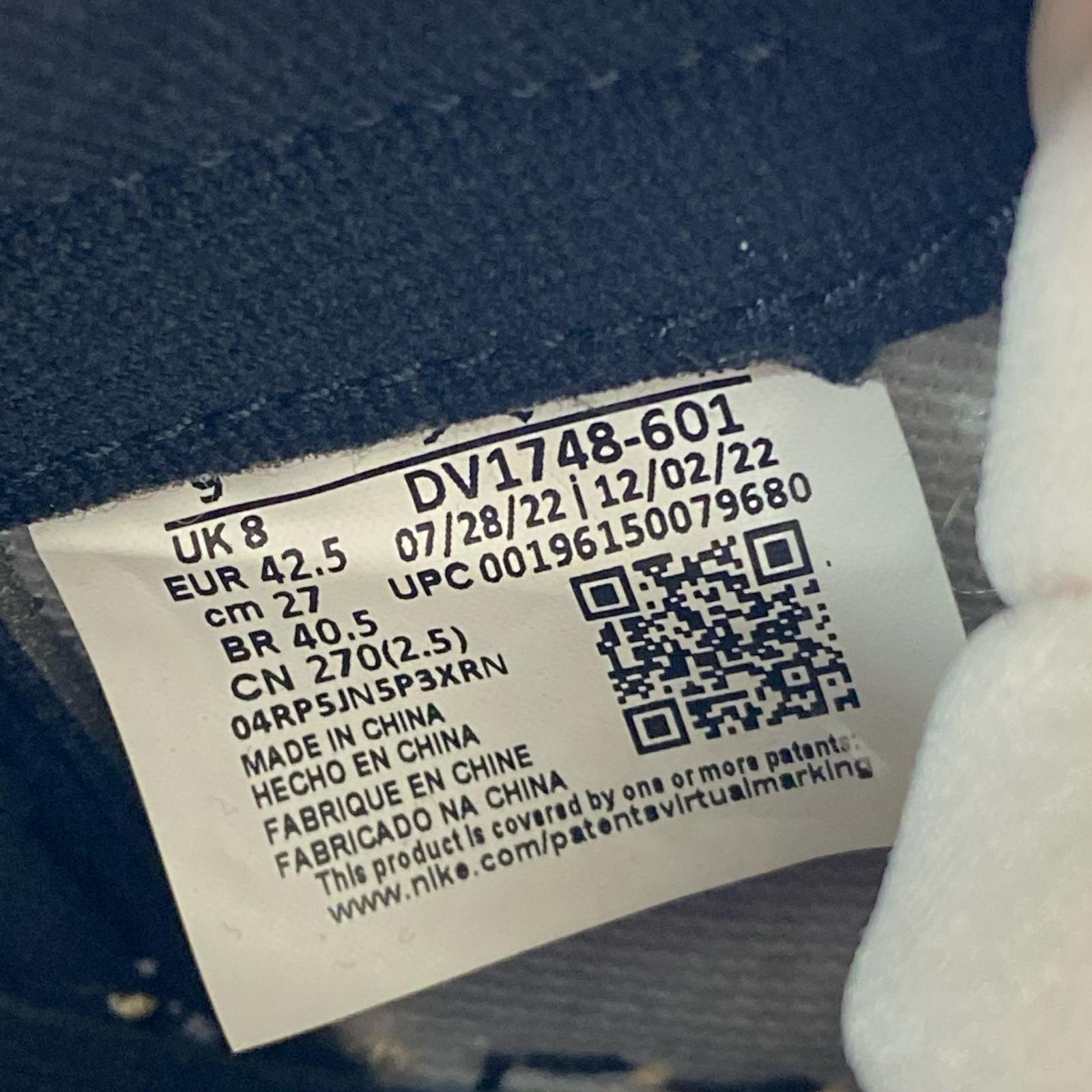 スニーカー Spider-Man AIR JORDAN 1 RETRO HIGH OG SP 27cm (US9 UK8 1/2 EU44)