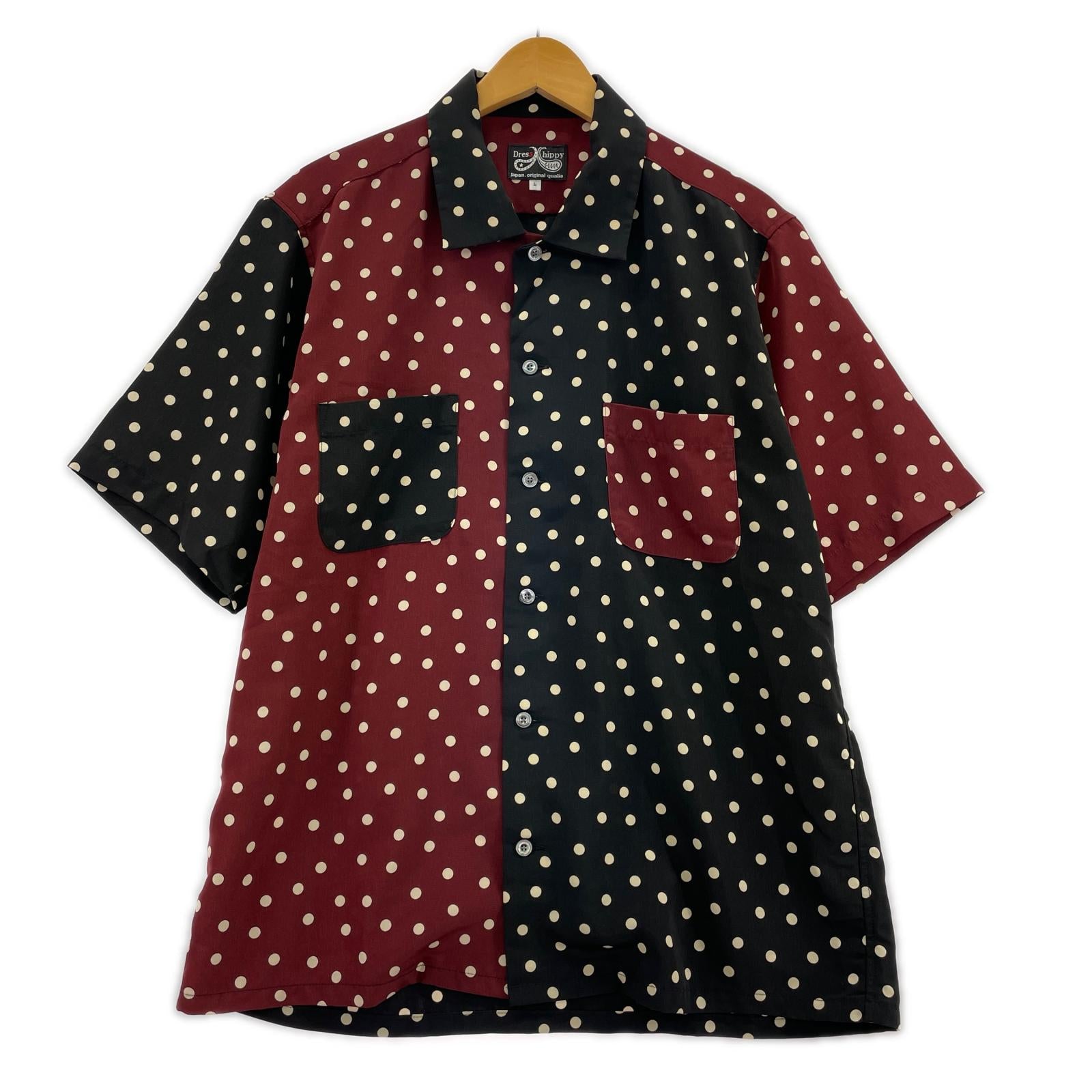 半袖シャツ Dress Hippy DOT CRAZY S/S SHIRT L BRD L