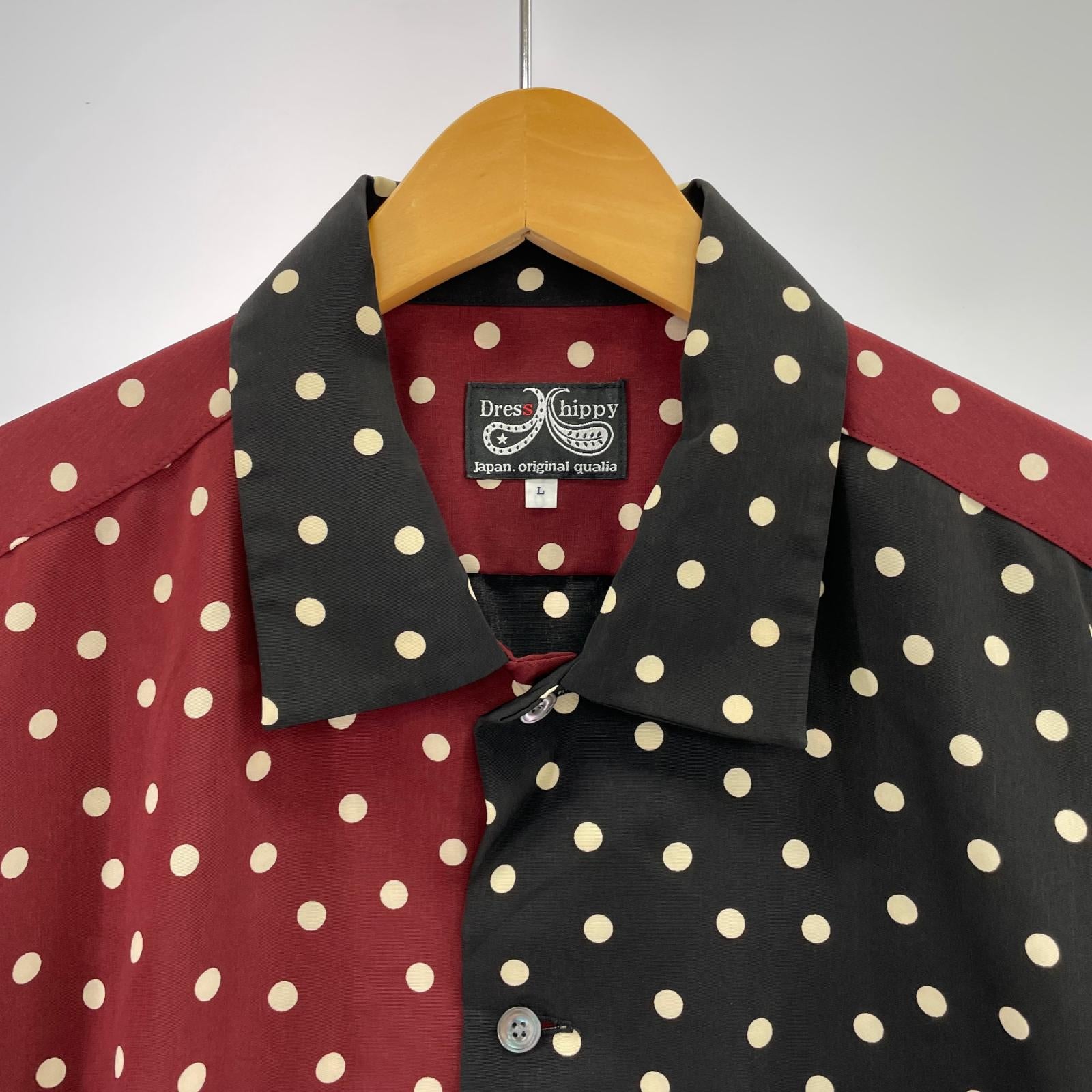半袖シャツ Dress Hippy DOT CRAZY S/S SHIRT L BRD L