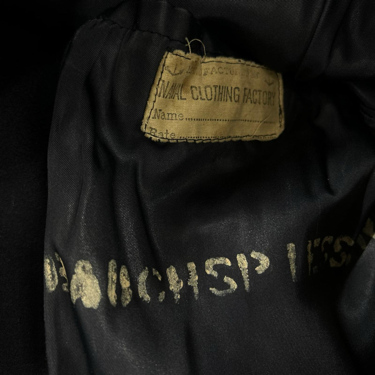 ジャケット NAVAL CLOTHING FACTORY 40s 10ボタン Pコート