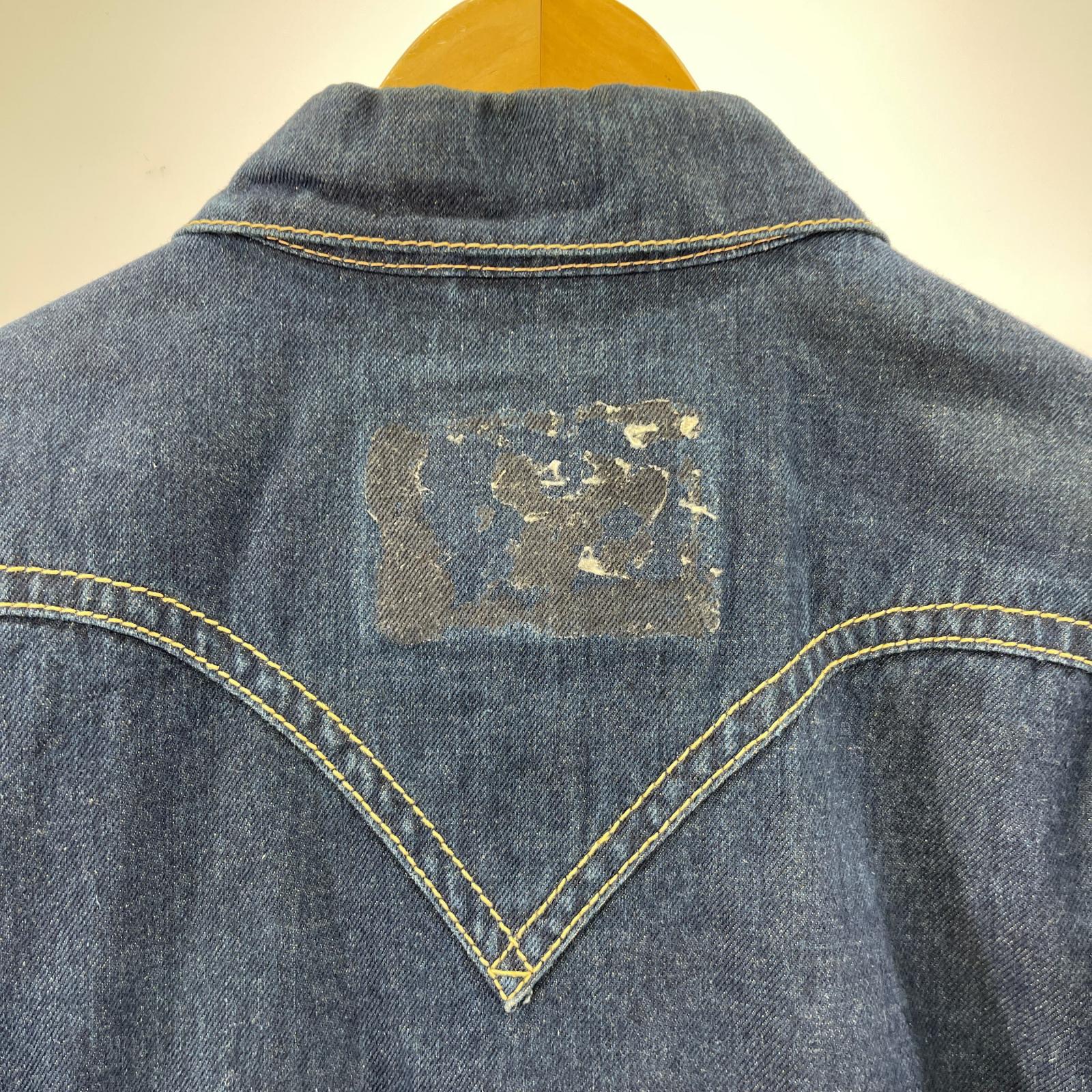 デニムジャケット 70901 トラッカージャケット(L) L ネイビー