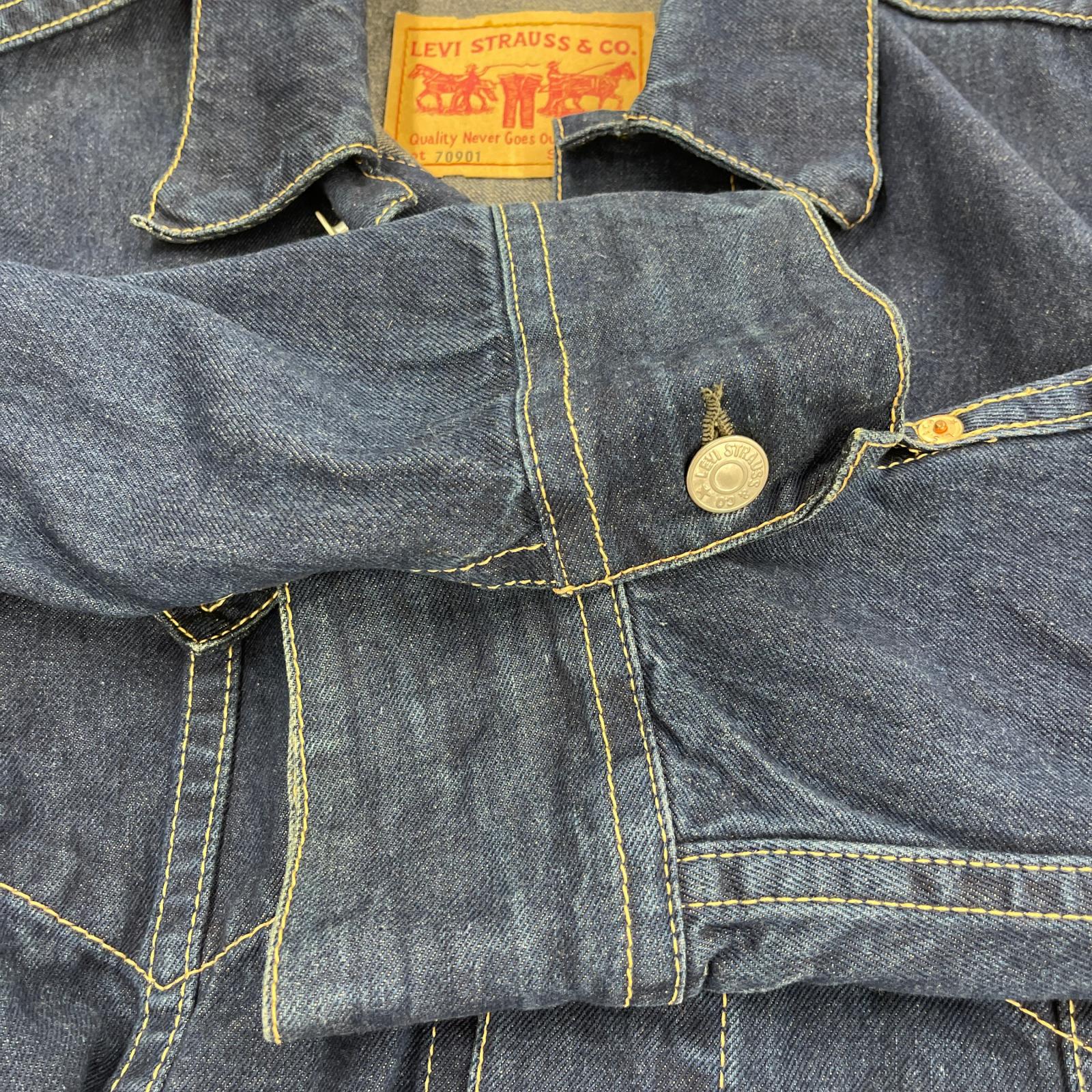 デニムジャケット 70901 トラッカージャケット(L) L ネイビー