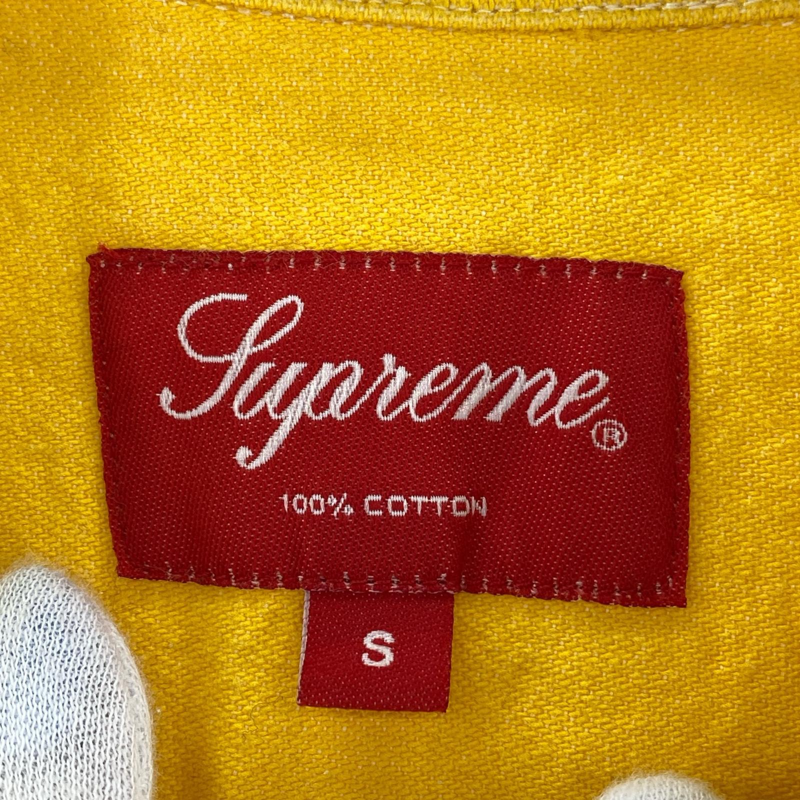 半袖シャツ 15SS/Classic Logo Denim Shirt/S/イエロー S イエロー