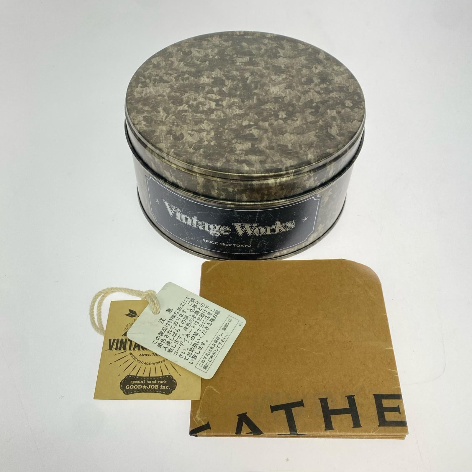 その他アクセサリー VINTAGE WORKS スタッズレザーベルト DH5740 CH-2 ブラック