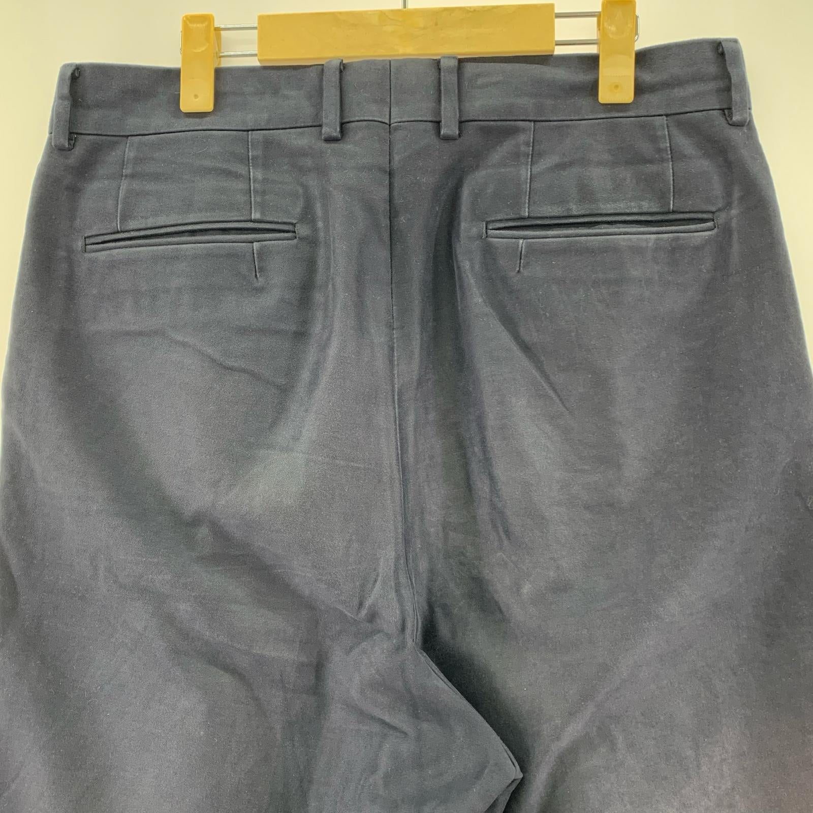 パンツ NEAT Cotton Cashmere Moleskin Wide 紺 (48) 48 ネイビー