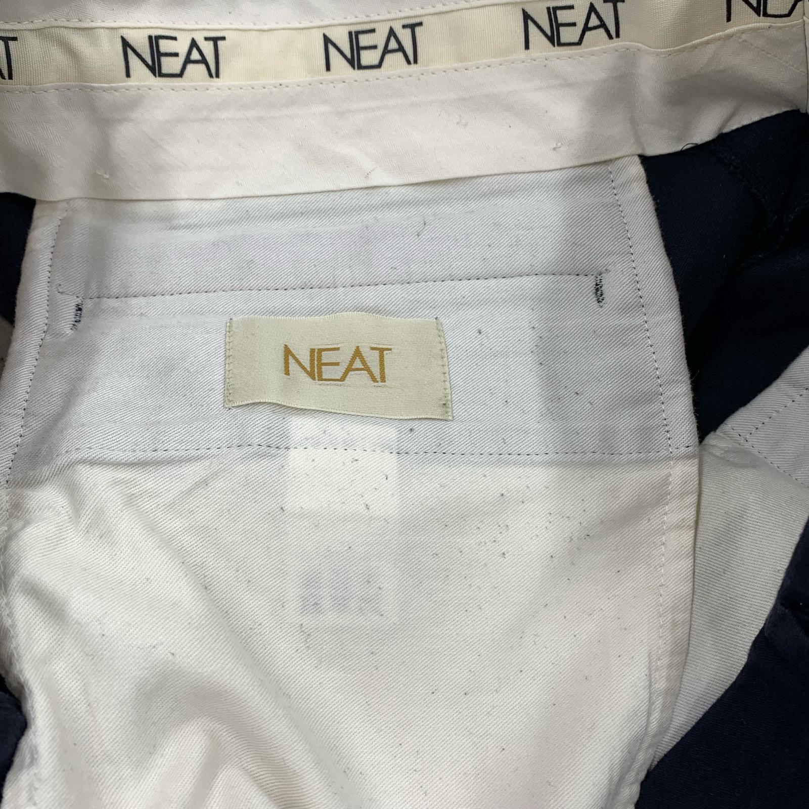 パンツ NEAT Cotton Cashmere Moleskin Wide 紺 (48) 48 ネイビー