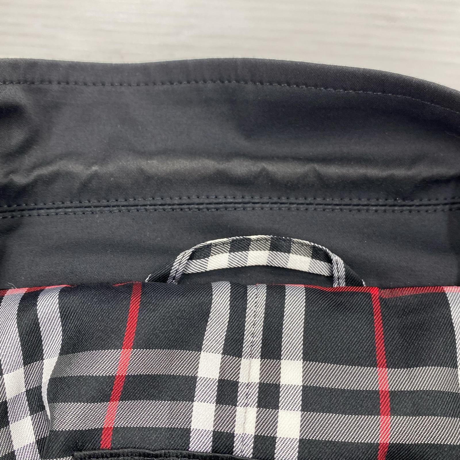 ジャケット BURBERRY BLACK LABEL ミリタリーテーラードジャケット M 黒 M ブラック
